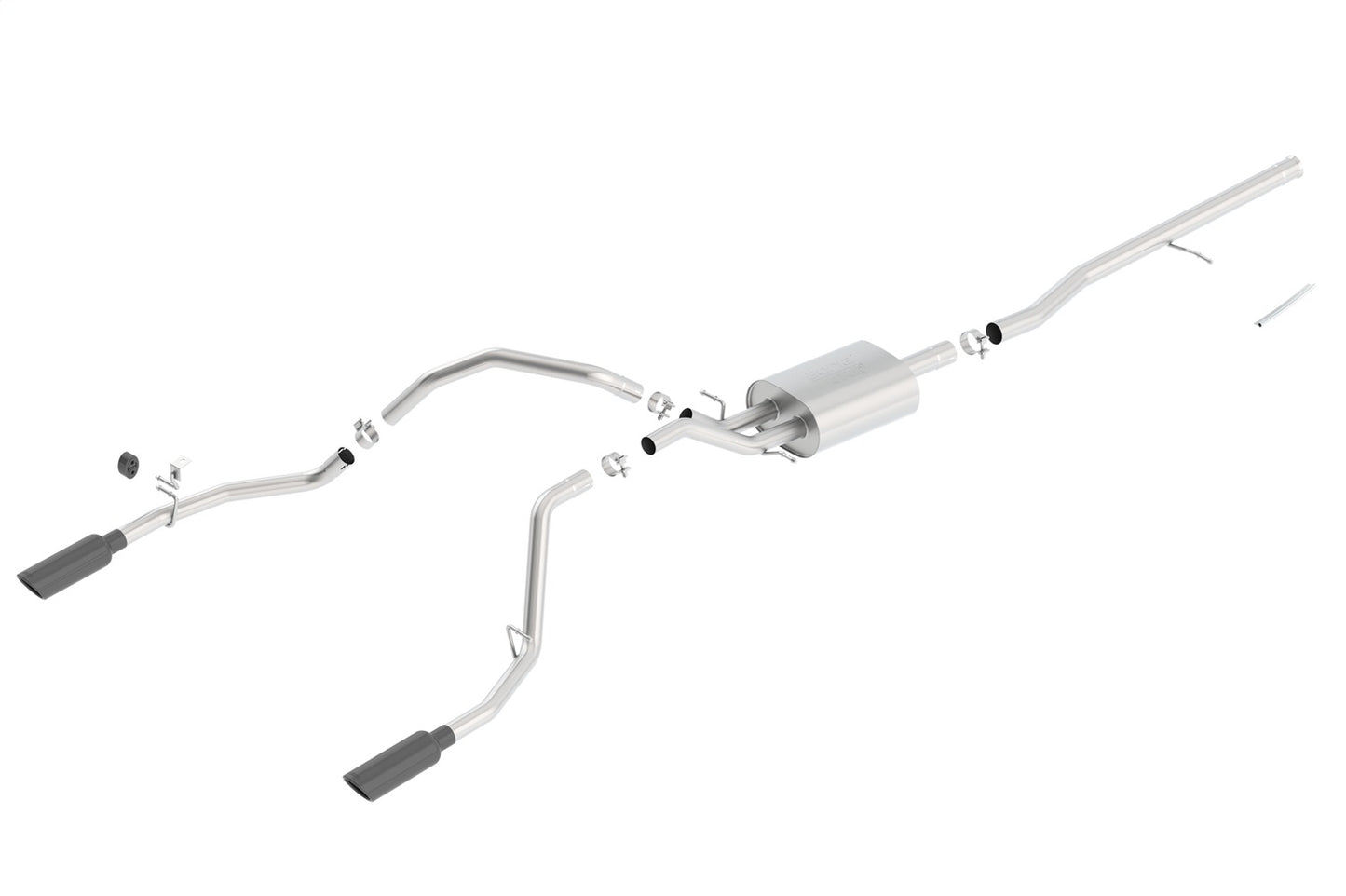 Borla 140537BC - ATAK(r) Cat-Back(tm) Exhaust System For 2014-2018 Chevrolet Sil