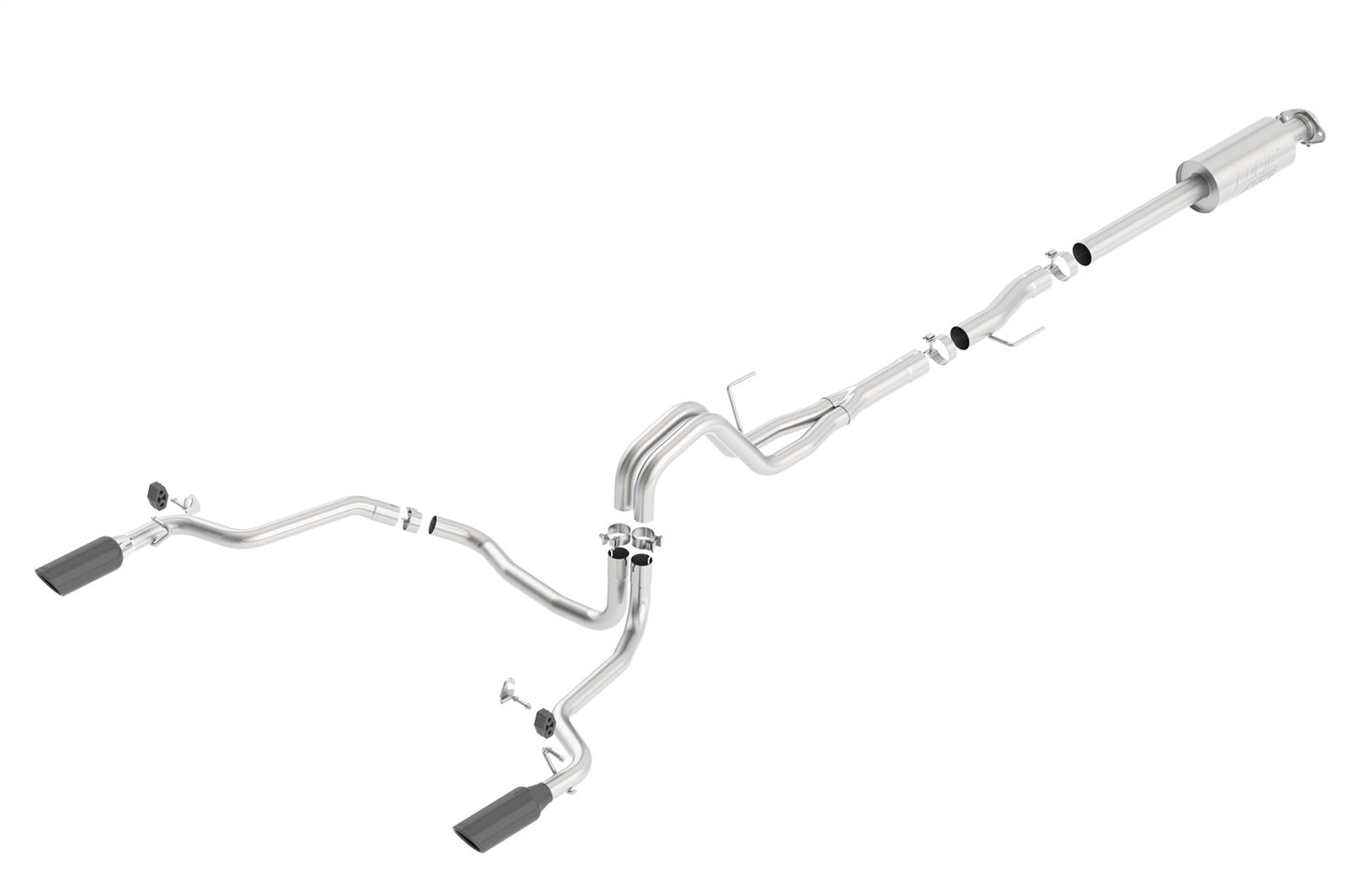 Borla 140616BC - ATAK® Cat-Back Exhaust 2015-2020 Ford F-150 2.7L/ 3.5L V6 Eco.