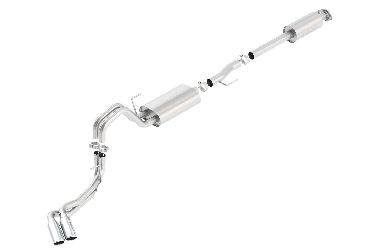 Borla 140617 - Touring Cat-Back Exhaust System 2015-2020 Ford F-150 2.7L/ 3.5L V