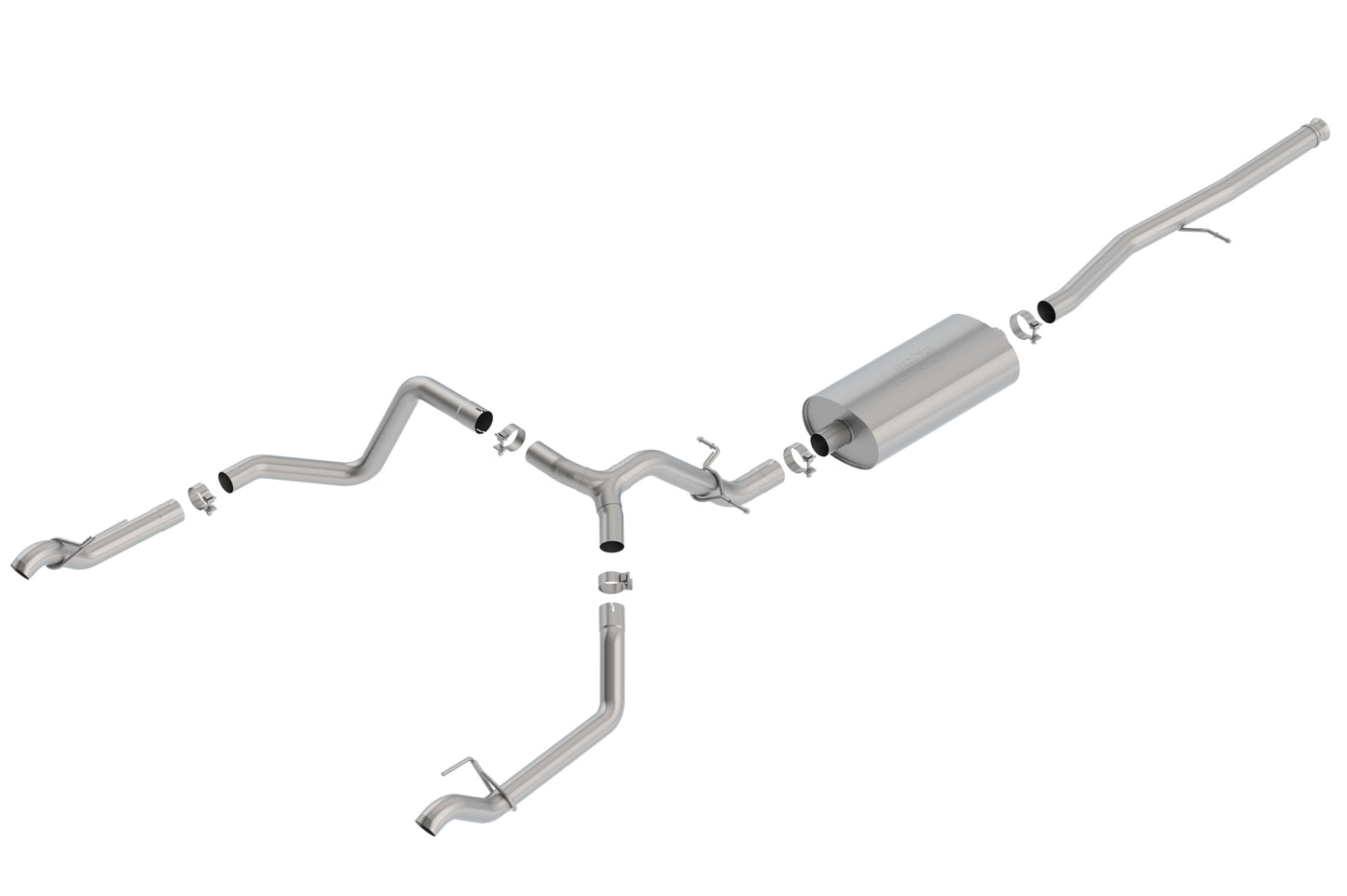 Borla 140767 - Touring Cat-Back(tm) Exhaust Sys. 2019-2025 Chevrolet Silverado 1