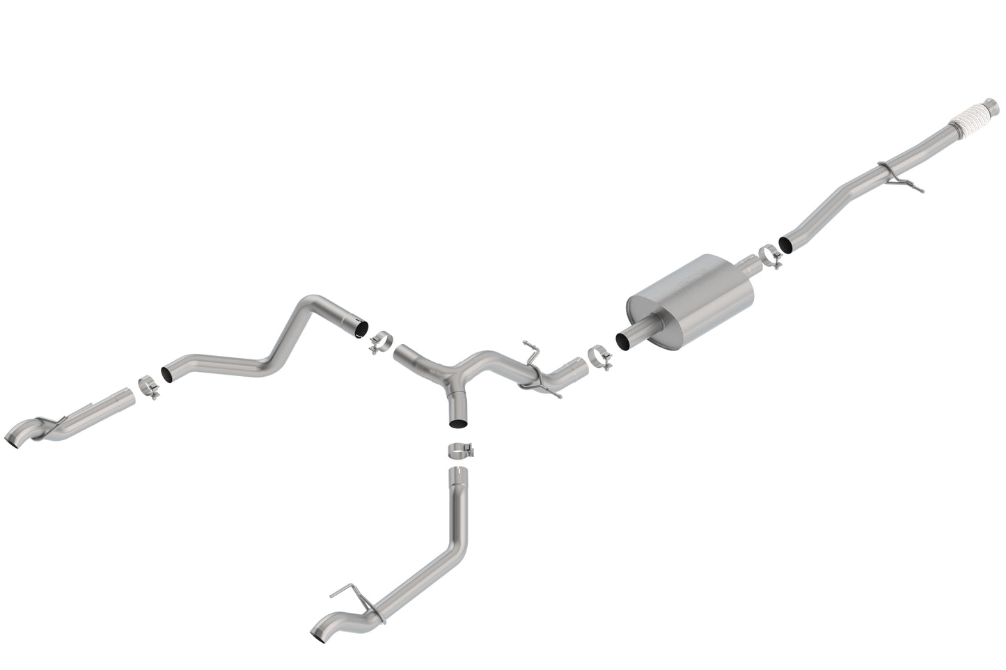 Borla 140769 - S-Type Cat-Back(tm) Exhaust System 2019-2025 Chevrolet Silverado