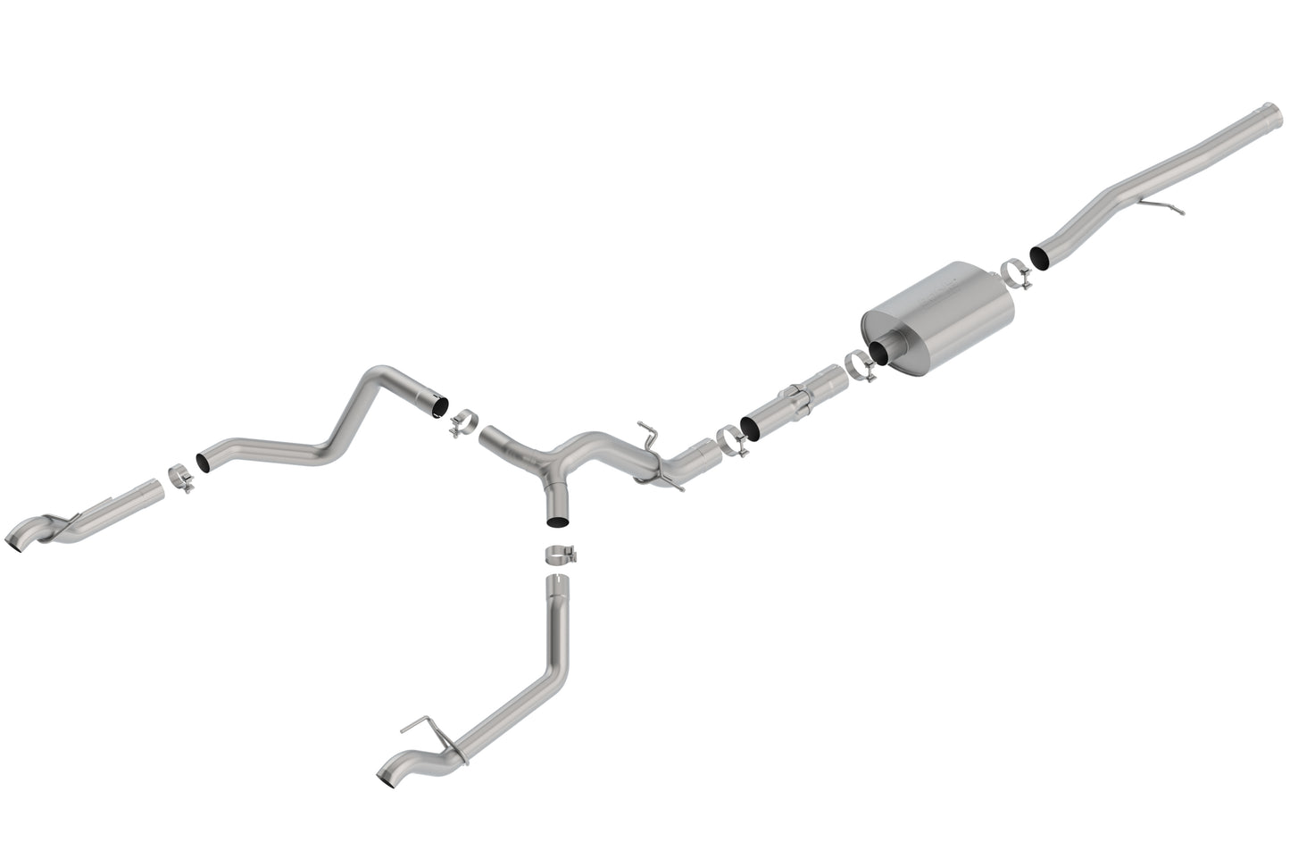 Borla 140775 - ATAK(r) Cat-Back(tm) Exh. Sys. 2019-2023 Chevrolet Silverado 1500