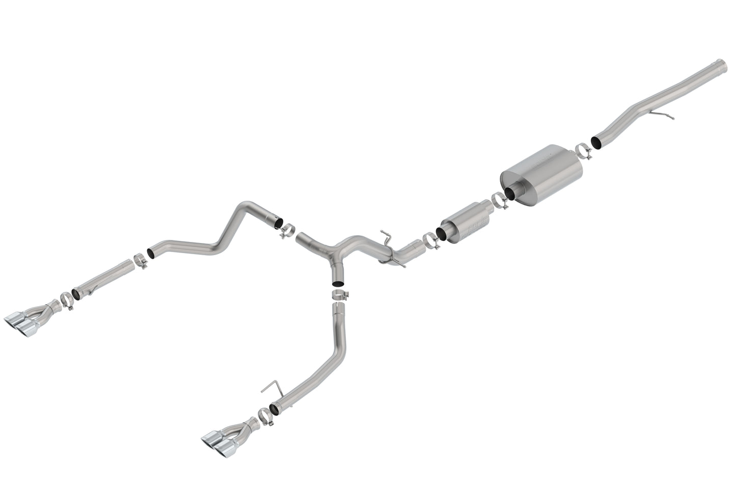 Borla 140783 - S-Type Cat-Back(tm) Exh. Sys. 2019-2023 Chev. Silv. 1500/ GMC Sie