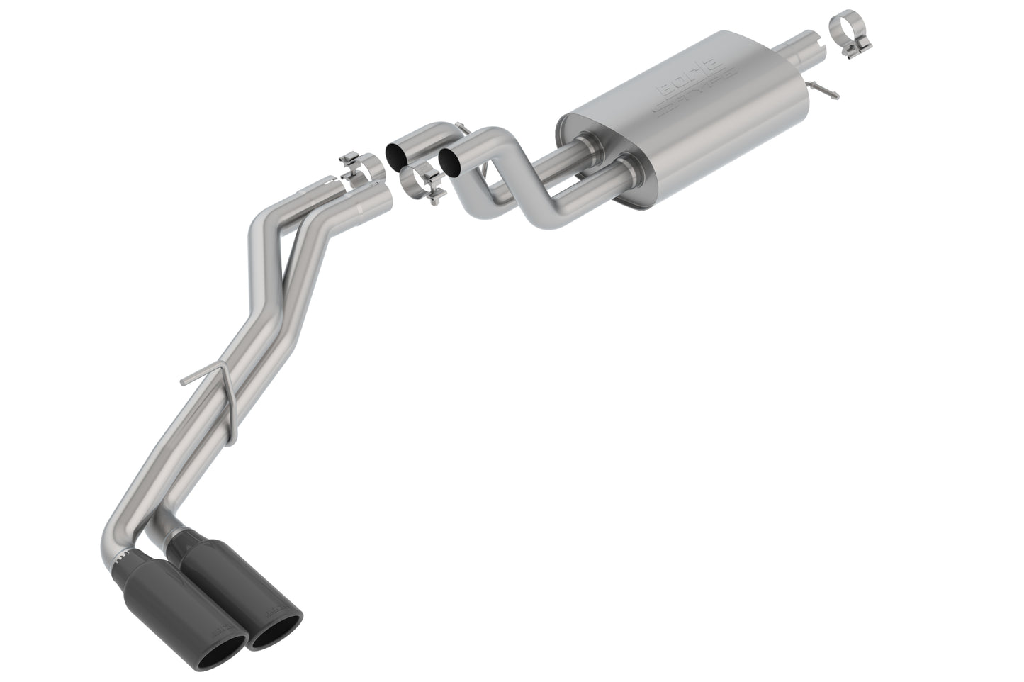 Borla 140789BC - S-Type Cat-Back(tm) Exhaust System 2019-2023 Ford Ranger 2.3L 4