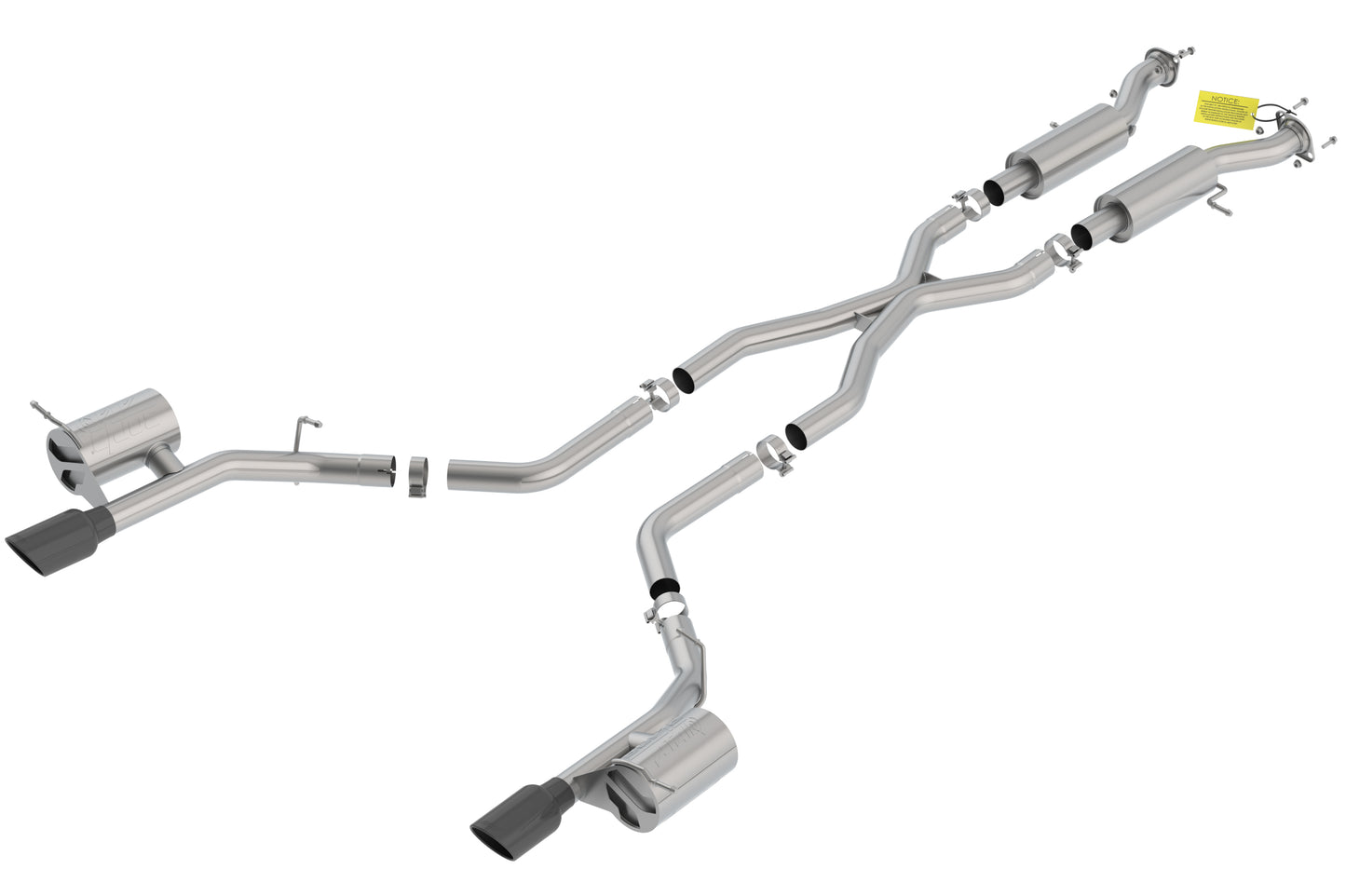 Borla 140792BC - ATAK® Cat-Back™ Exhaust System 2018-2024 Dodge Durango SRT 6.4L