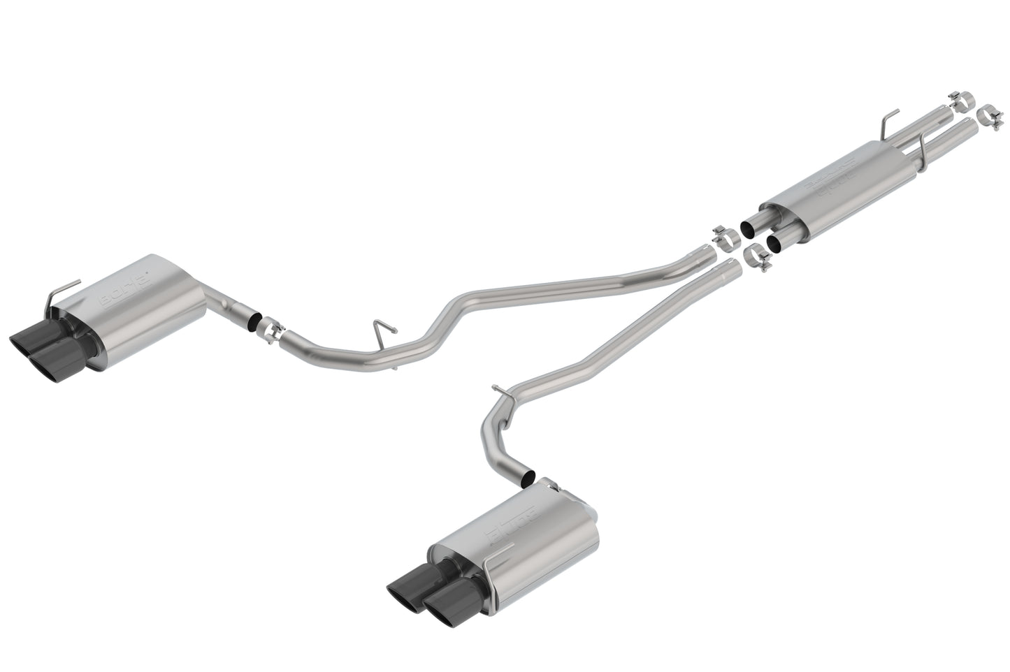 Borla 140820BC - S-Type Cat-Back(tm) Exhaust System 2020-2023 Ford Explorer ST/