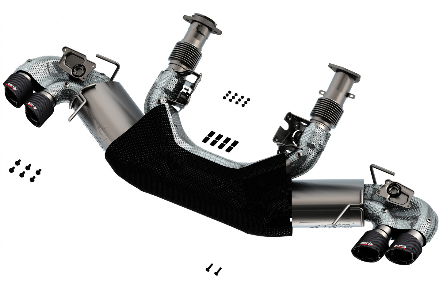 Borla 140839CF - ATAK® Cat-Back™ Exhaust System 2020-2025 Chevrolet Corvette (C8