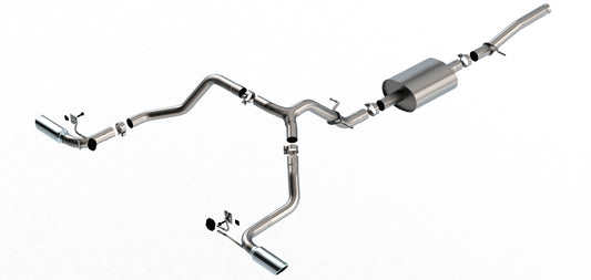 Borla 140842 - S-Type Cat-Back(tm) Exhaust System 2019-2025 Chevrolet Silverado