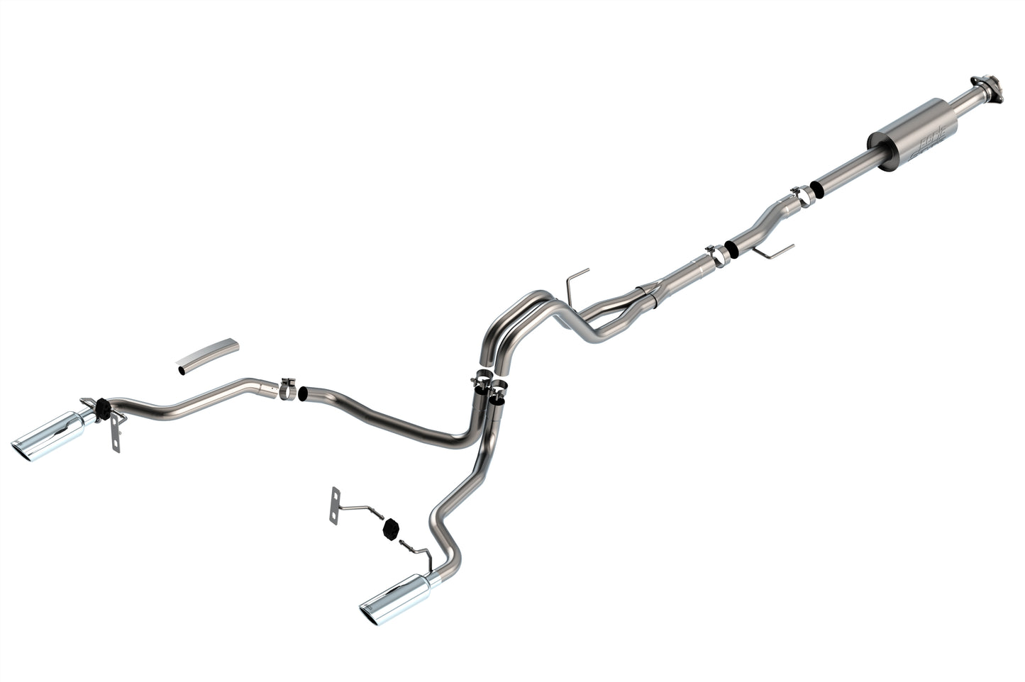 Borla 140863 - S-Type Cat-Back(tm) Exh. '21-'25 Ford F-150 2.7L/ 3.5L V6 AT 2/4W