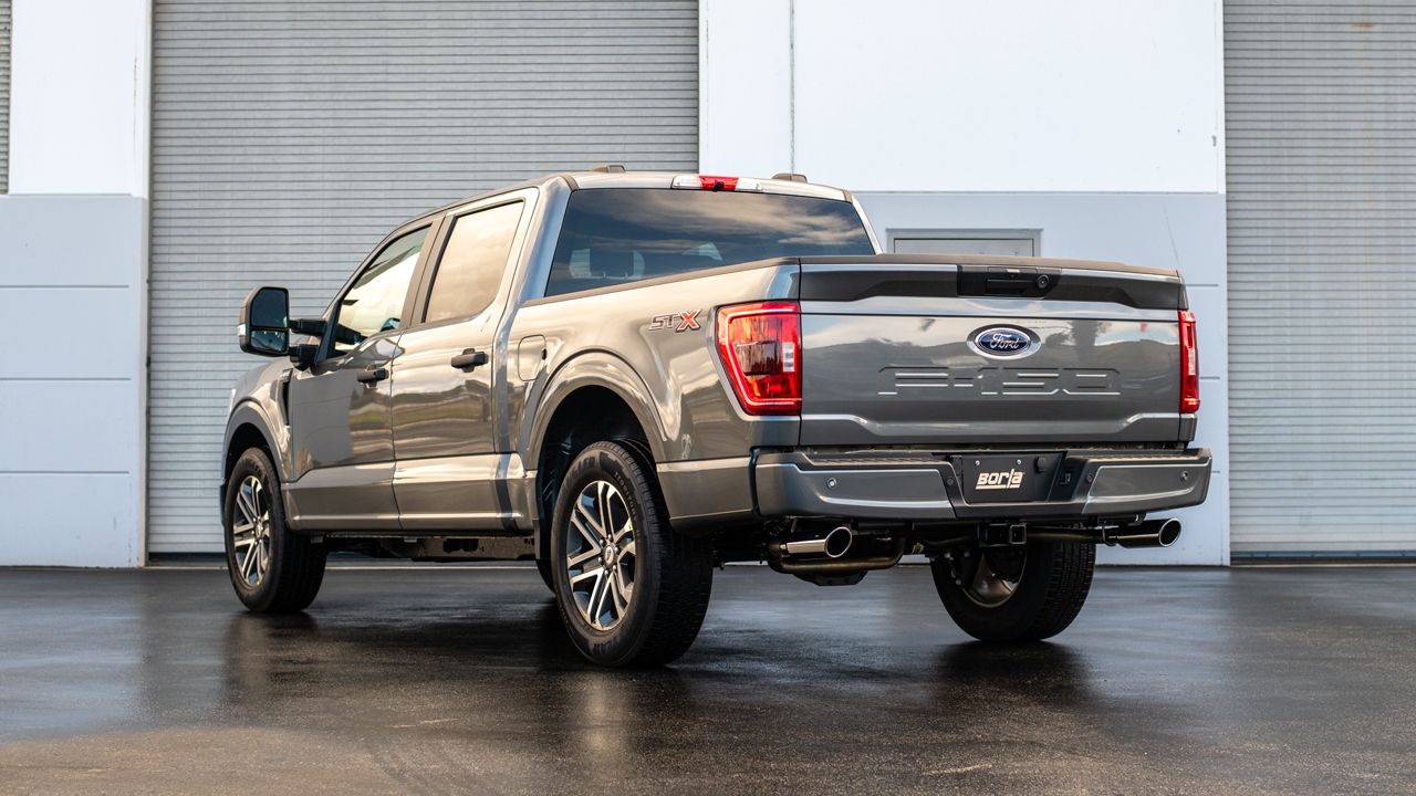 Borla 140864 - ATAK(r) Cat-Back(tm) Exh. '21-'25 Ford F-150 2.7L/ 3.5L V6 AT 2 &