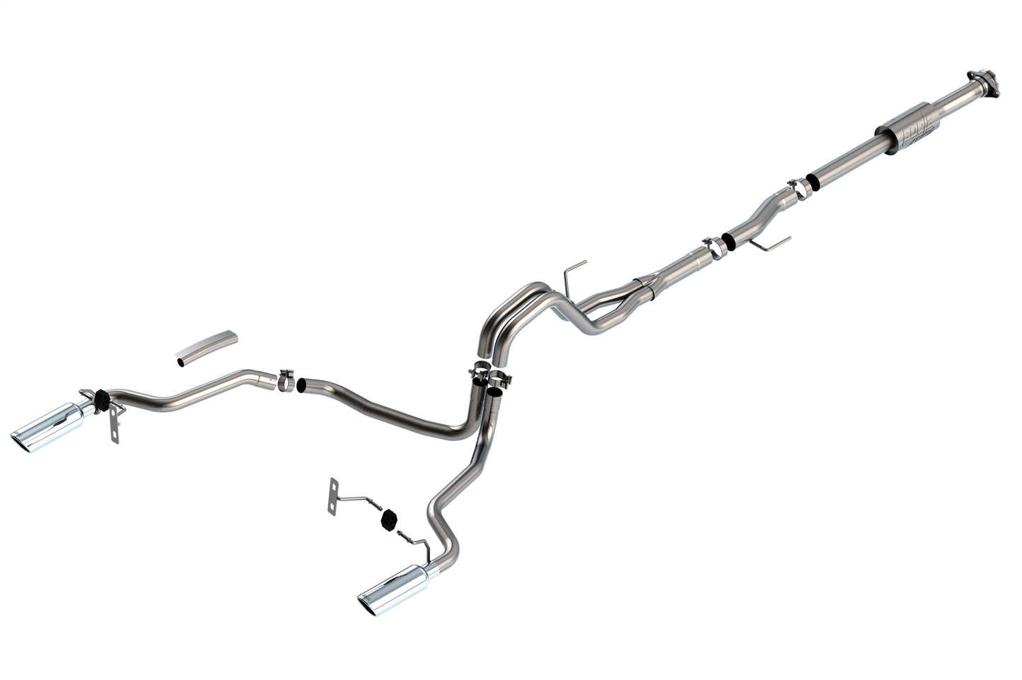 Borla 140864 - ATAK(r) Cat-Back(tm) Exh. '21-'25 Ford F-150 2.7L/ 3.5L V6 AT 2 &