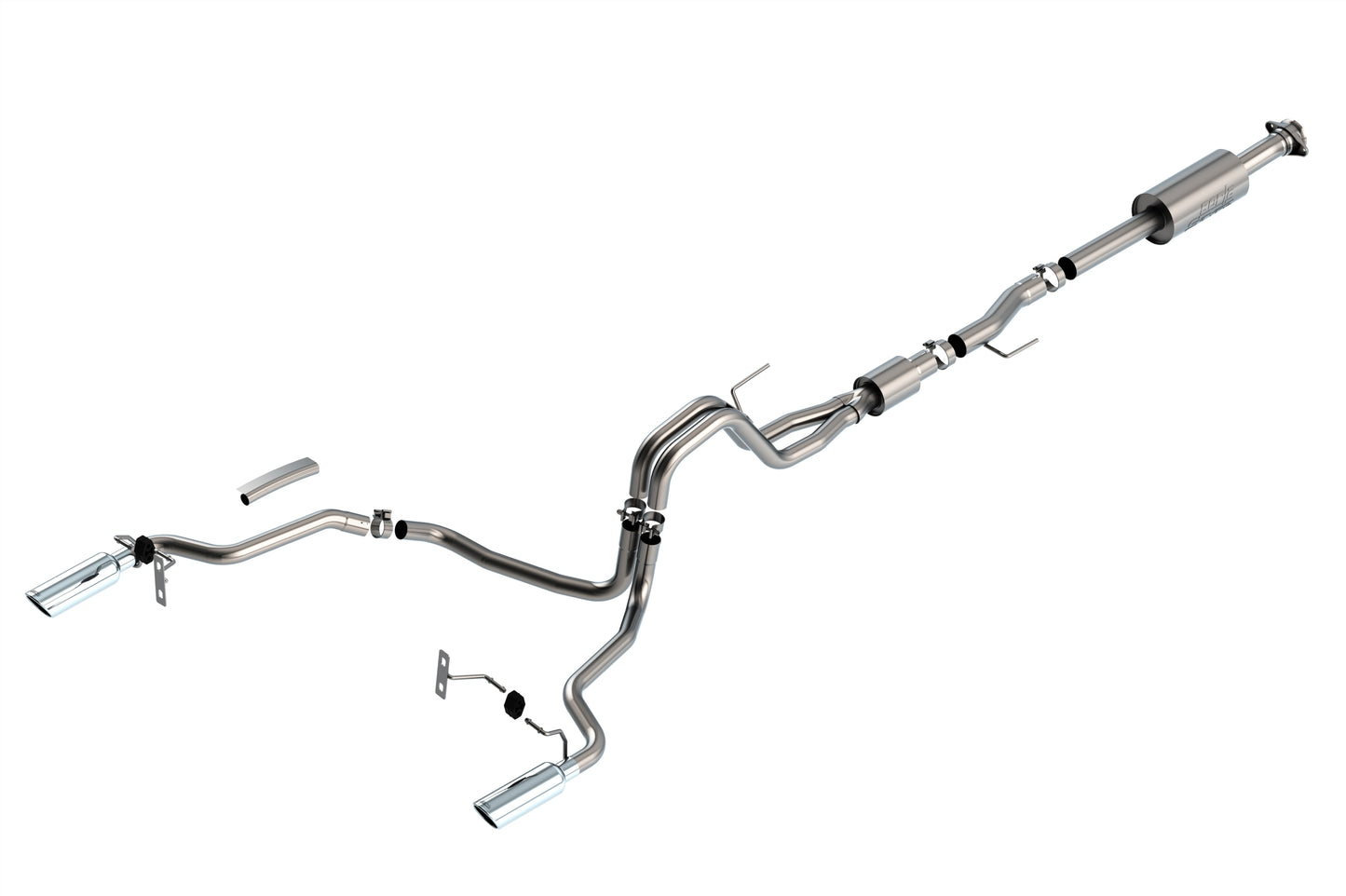 Borla 140866 - S-Type Cat-Back(tm) Exh. Sys. '21-'25 Ford F-150 5.0L V8 AT 2 &am