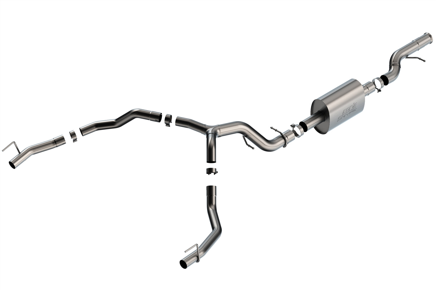 Borla 140890 - S-Type Cat-Back™ Exhaust System 2021-2025 Cadillac Escalade 6.2L