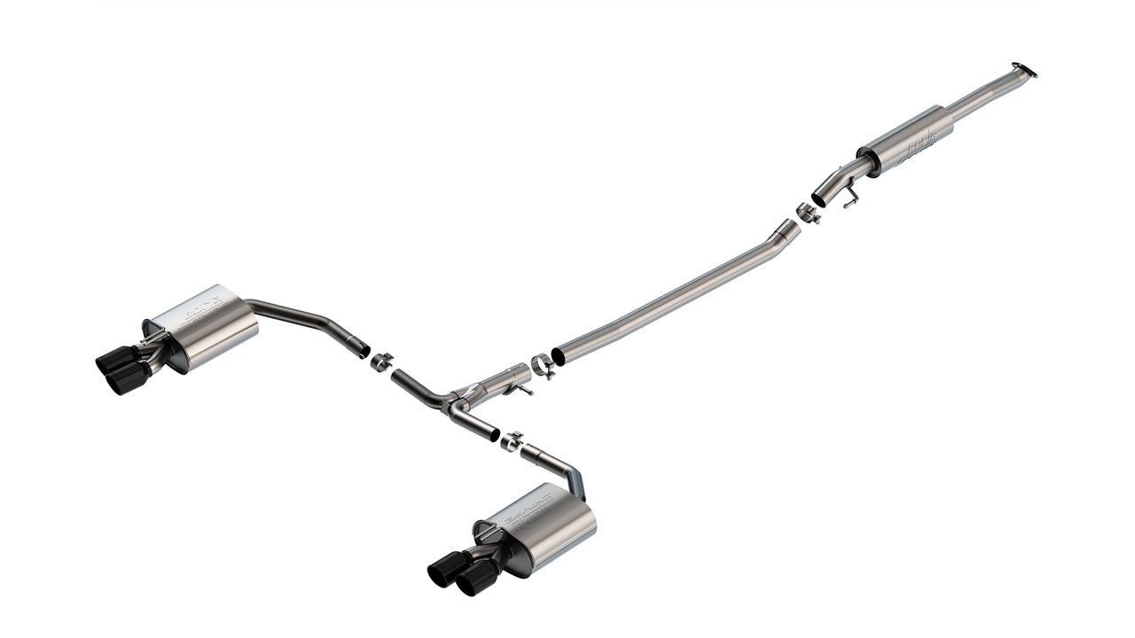 Borla 140891BC - S-Type Cat-Back™ Exhaust System 2021-2024 Kia K5 GT 2.5L 4 Cyl.
