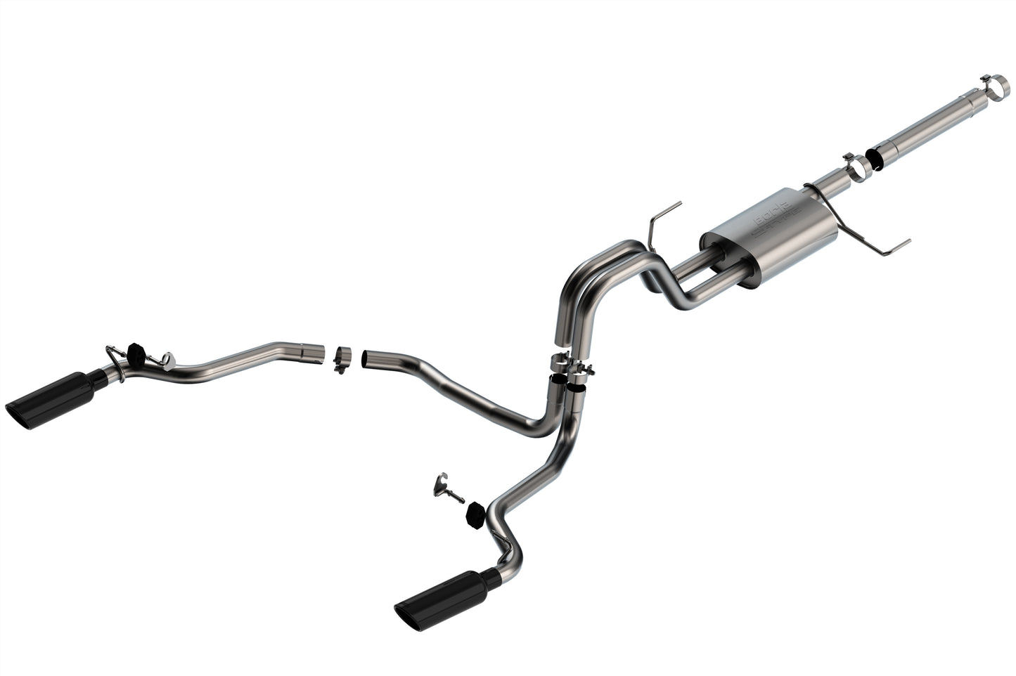 Borla 140903BC - S-Type Cat-Back(tm) Exhaust System 2021-2025 Ford F-150 3.5L V6