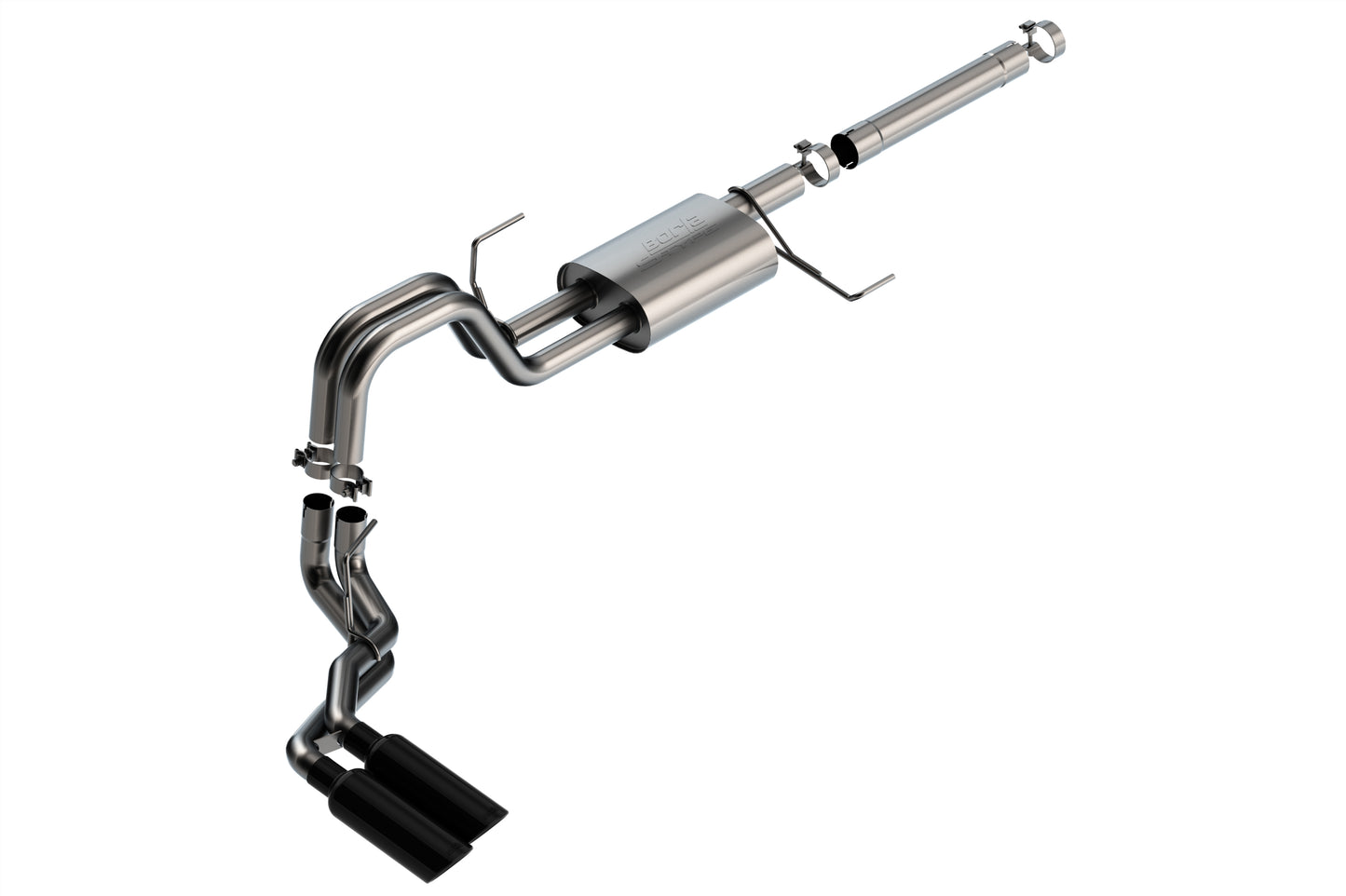 Borla 140904BC - S-Type Cat-Back(tm) Exhaust System 2021-2025 Ford F-150 3.5L V6