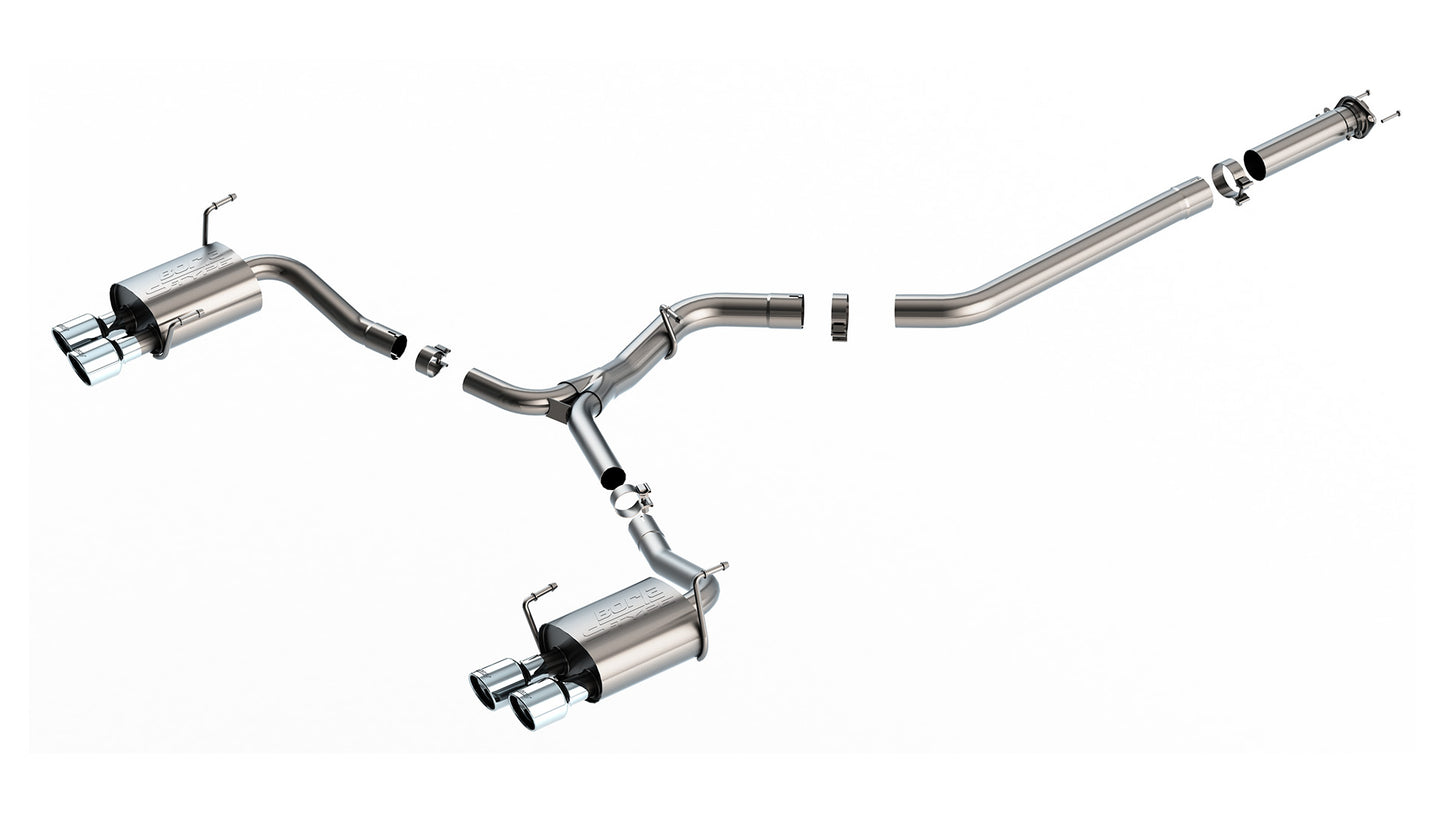 Borla 140907 - S-Type Cat-Back(tm) Exhaust System 2022-2025 Subaru WRX 2.4L 4 Cy