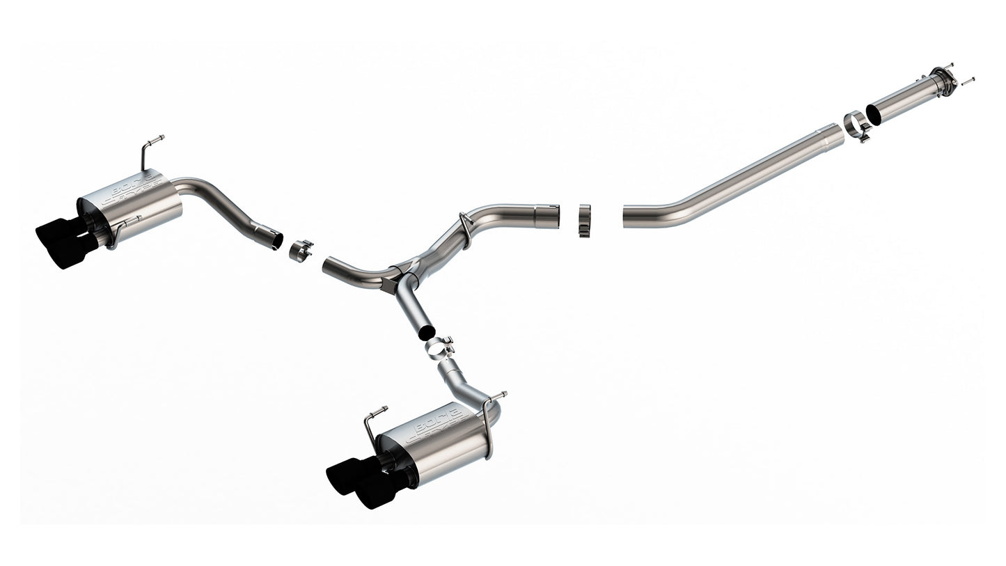 Borla 140907CB - S-Type Cat-Back(tm) Exhaust System 2022-2025 Subaru WRX 2.4L 4
