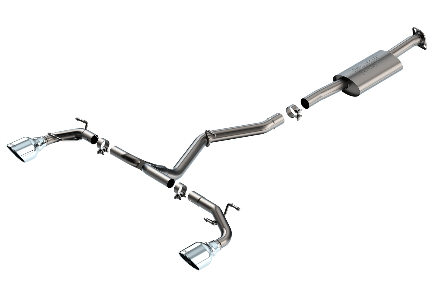 Borla 140909 - S-Type Cat-Back(tm) Exhaust System 2022-2025 Subaru BRZ/ Toyota G