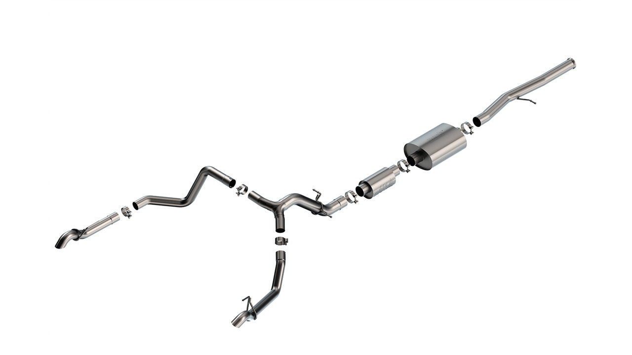 Borla 140914 - S-Type Cat-Back(tm) Exhaust System 2022-2023 Chevrolet Silverado
