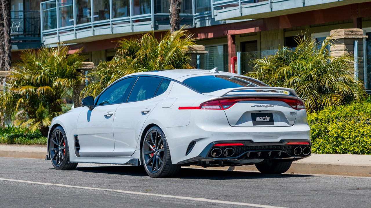 Borla 140936 - S-Type Cat-Back Exhaust System 2022-2023 Kia Stinger GT 3.3L V6 T