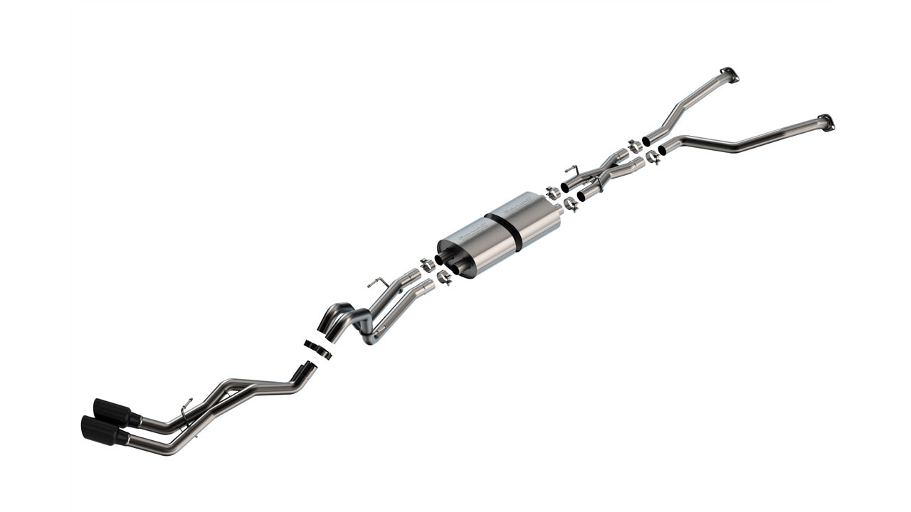 Borla 140939BC - S-Type Cat-Back(tm) System 2022-2025 Toyota Tundra 3.4L V6 (Inc