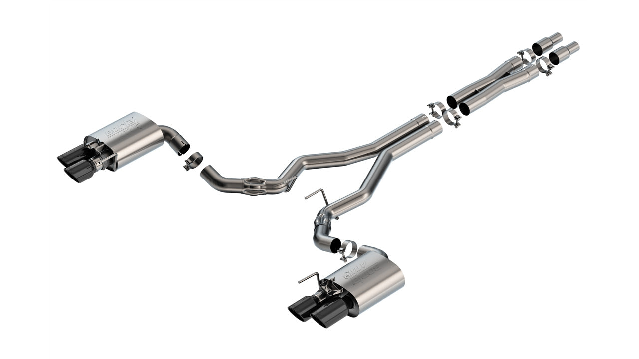Borla 140963BC - ATAK(r) Cat-Back(tm) Exhaust System 2024-2025 Ford Mustang GT 5