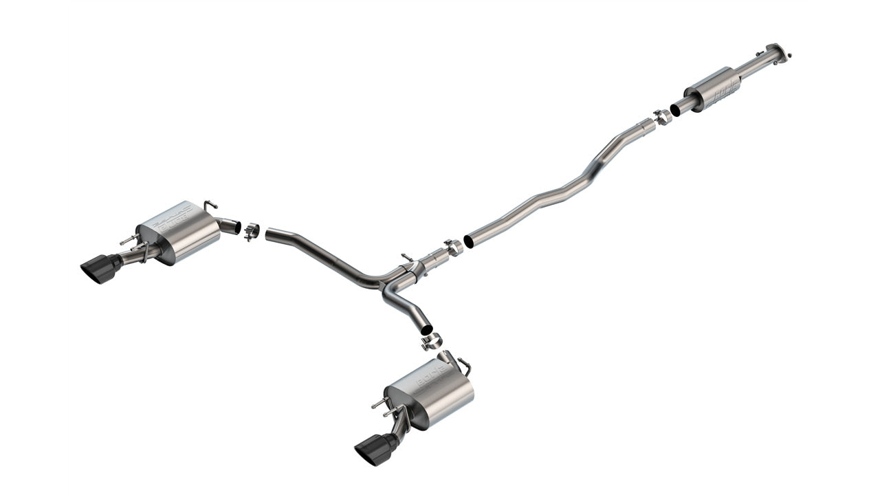Borla 140967BC - S-Type Cat-Back(tm) Exhaust System 2020-2024 Toyota Camry TRD 3