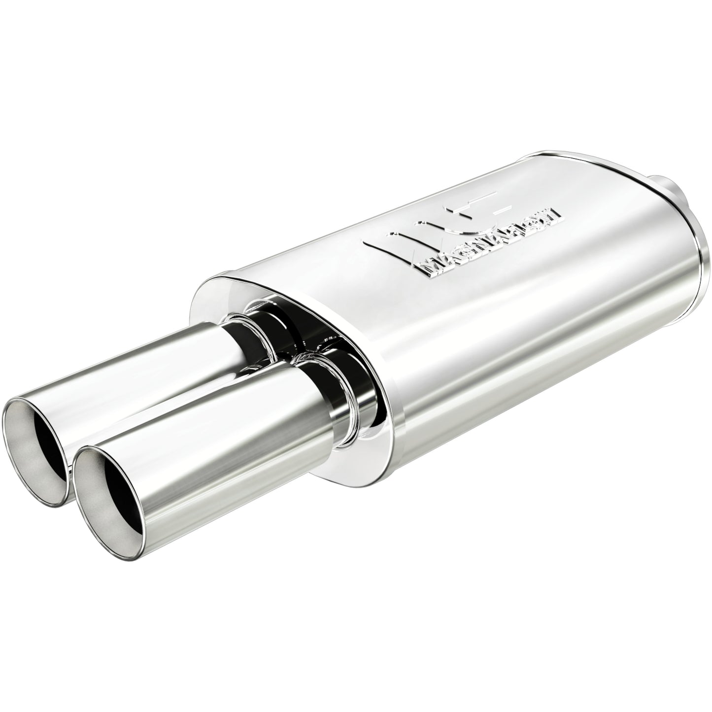 MagnaFlow 14815 - Straight-Through Performance Muffler; 2.25/3.125in. Center/Dual; 5x14x8 Body