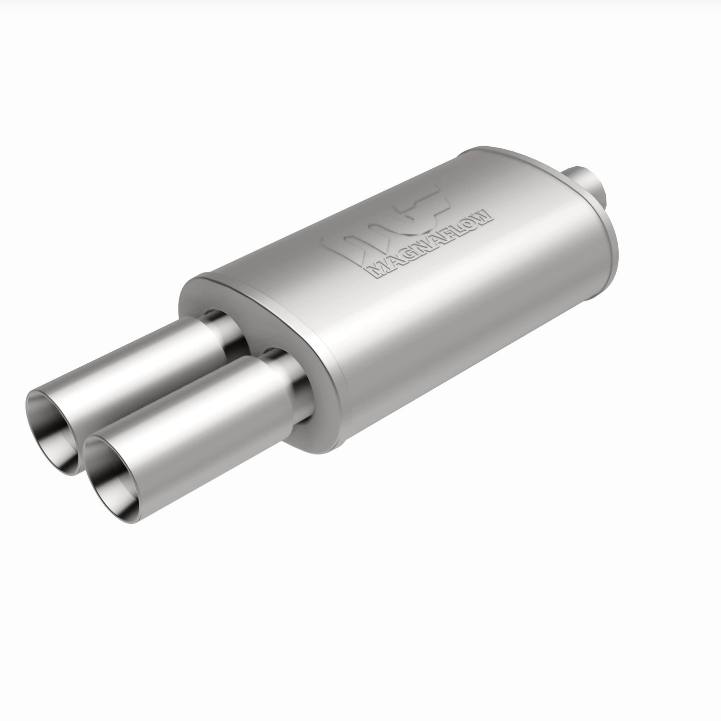 MagnaFlow 14815 - Straight-Through Performance Muffler; 2.25/3.125in. Center/Dual; 5x14x8 Body