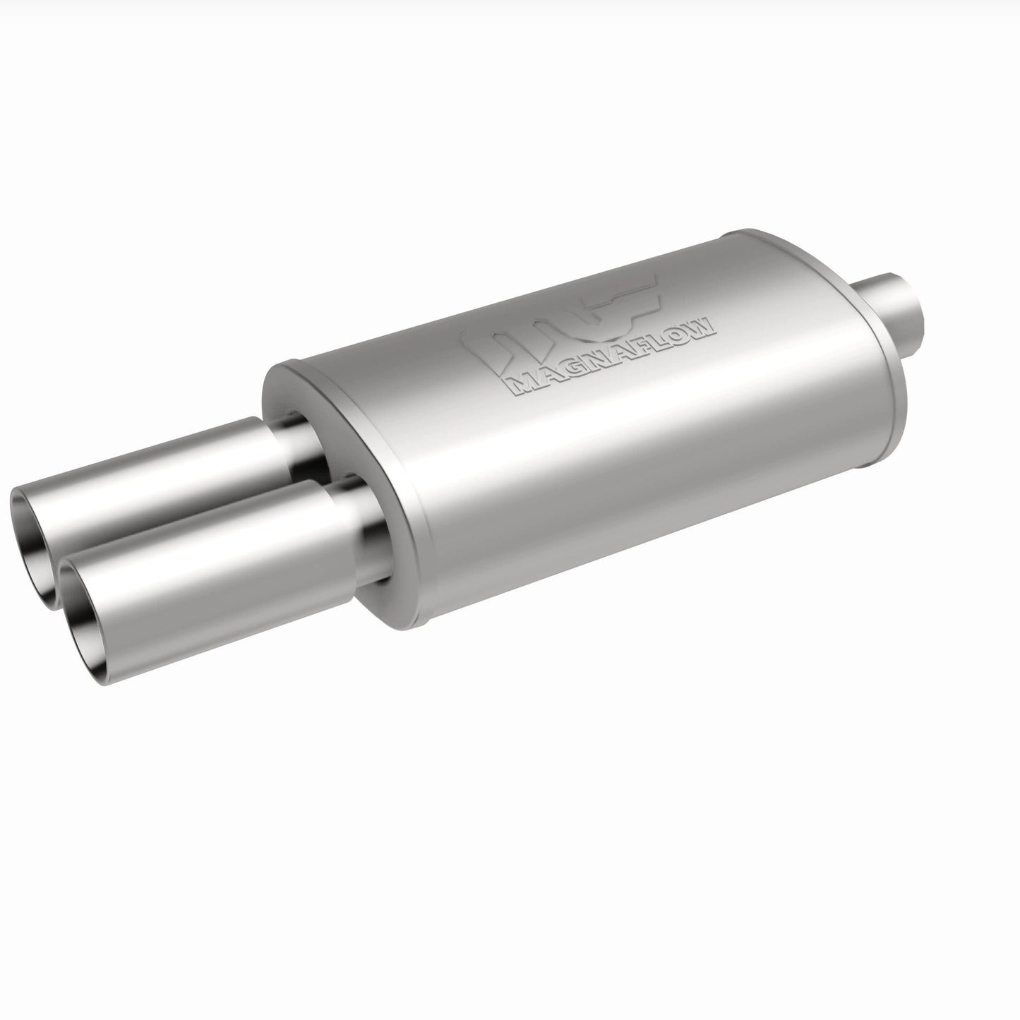 MagnaFlow 14815 - Straight-Through Performance Muffler; 2.25/3.125in. Center/Dual; 5x14x8 Body