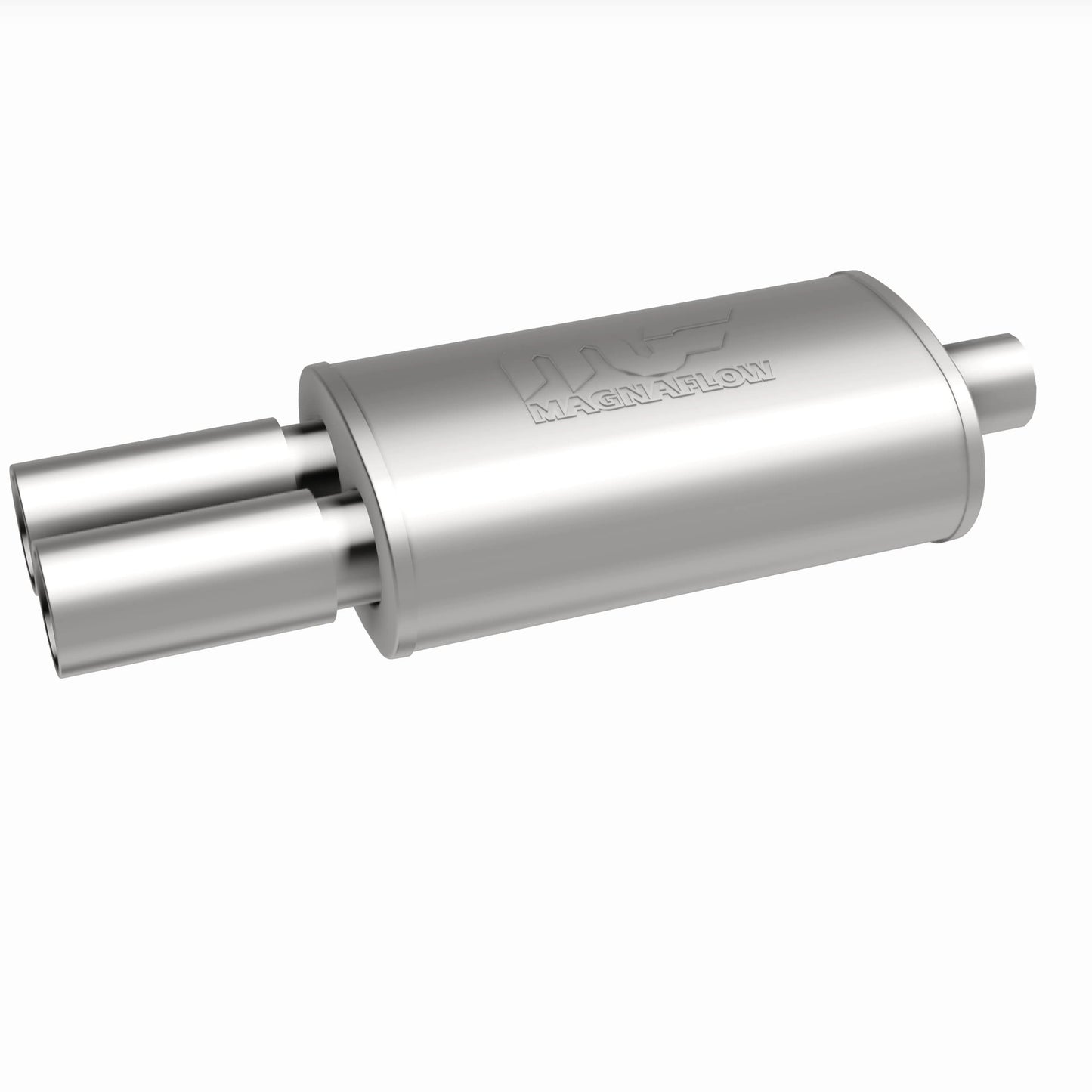 MagnaFlow 14815 - Straight-Through Performance Muffler; 2.25/3.125in. Center/Dual; 5x14x8 Body