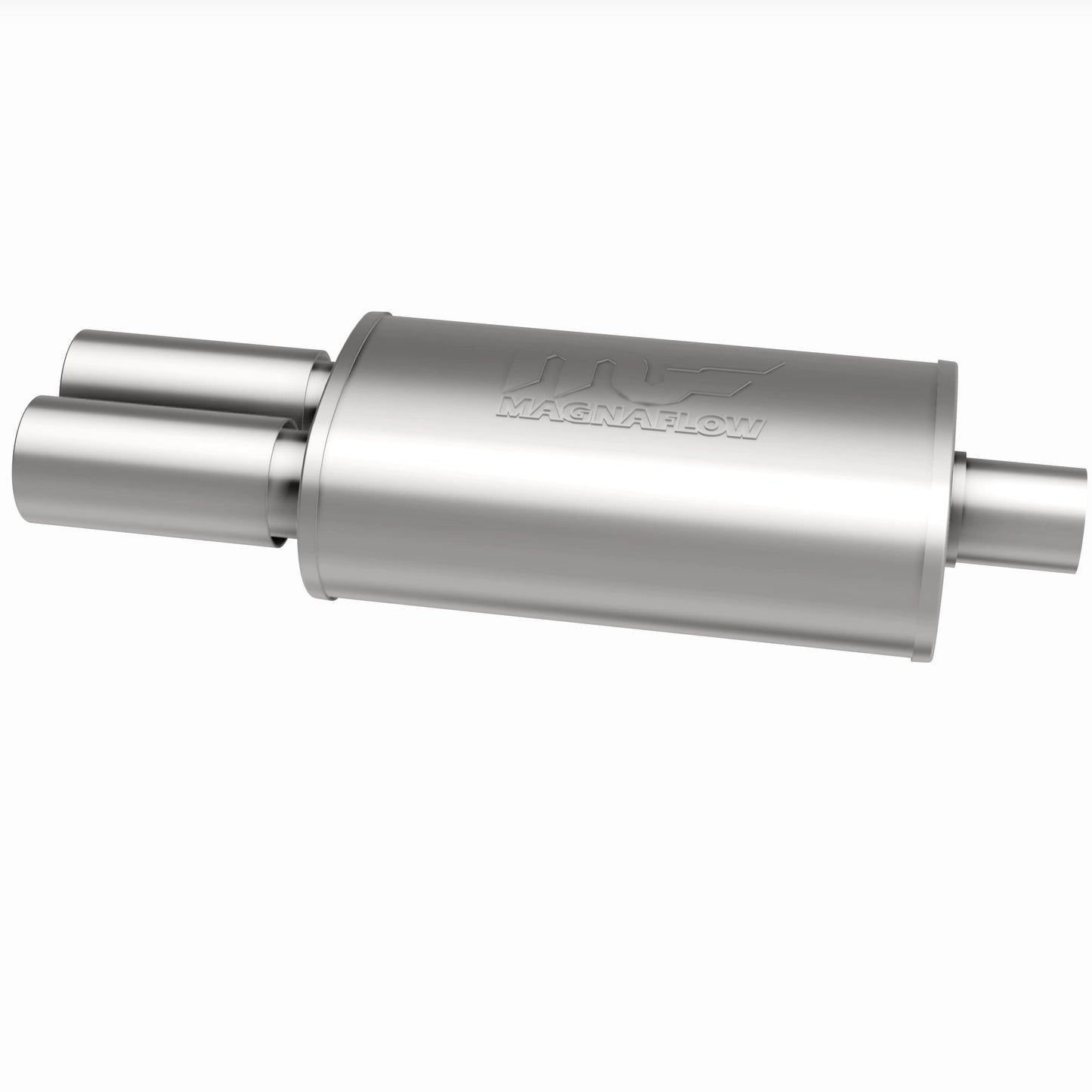 MagnaFlow 14815 - Straight-Through Performance Muffler; 2.25/3.125in. Center/Dual; 5x14x8 Body