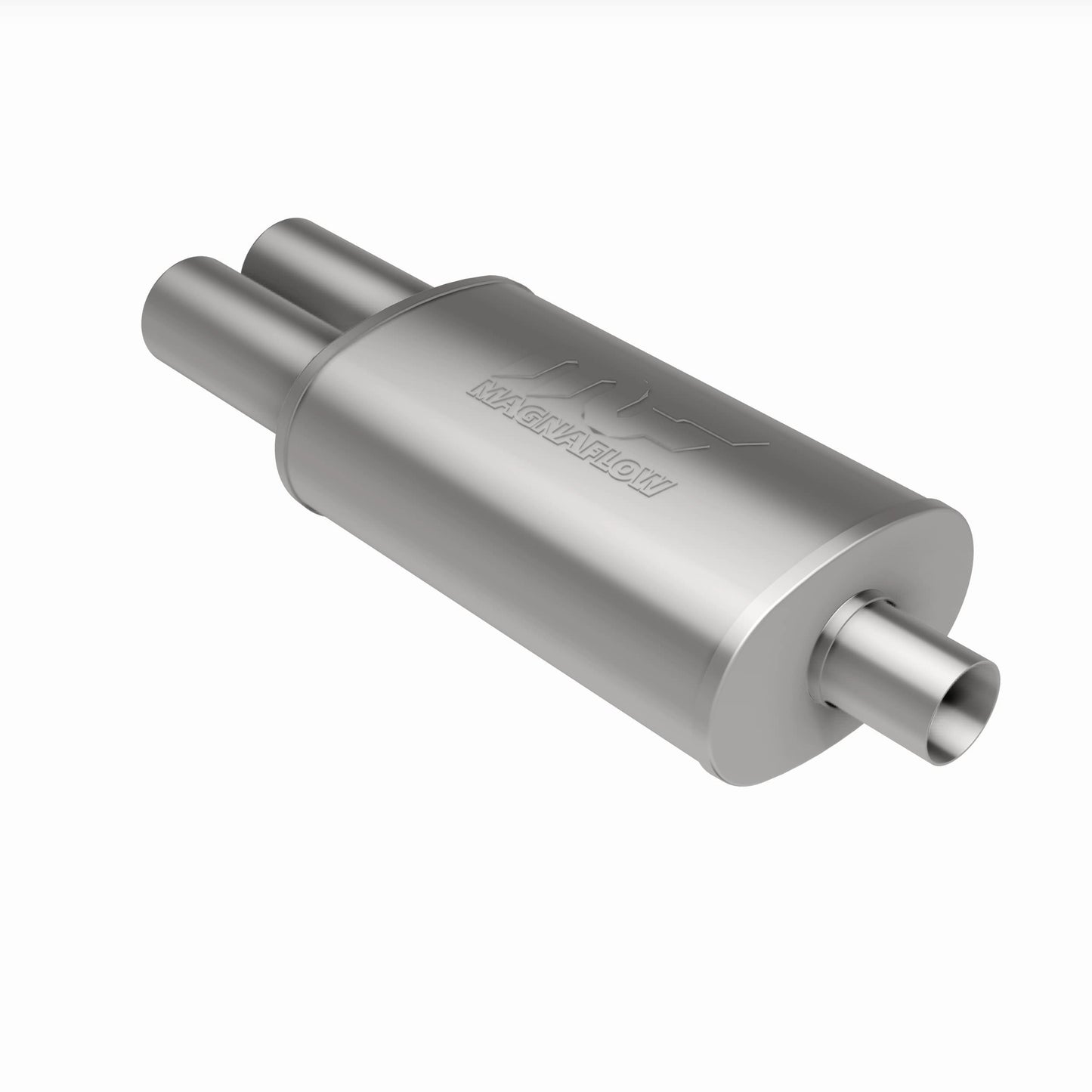 MagnaFlow 14815 - Straight-Through Performance Muffler; 2.25/3.125in. Center/Dual; 5x14x8 Body