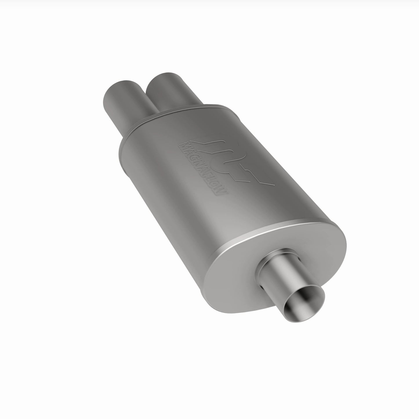 MagnaFlow 14815 - Straight-Through Performance Muffler; 2.25/3.125in. Center/Dual; 5x14x8 Body