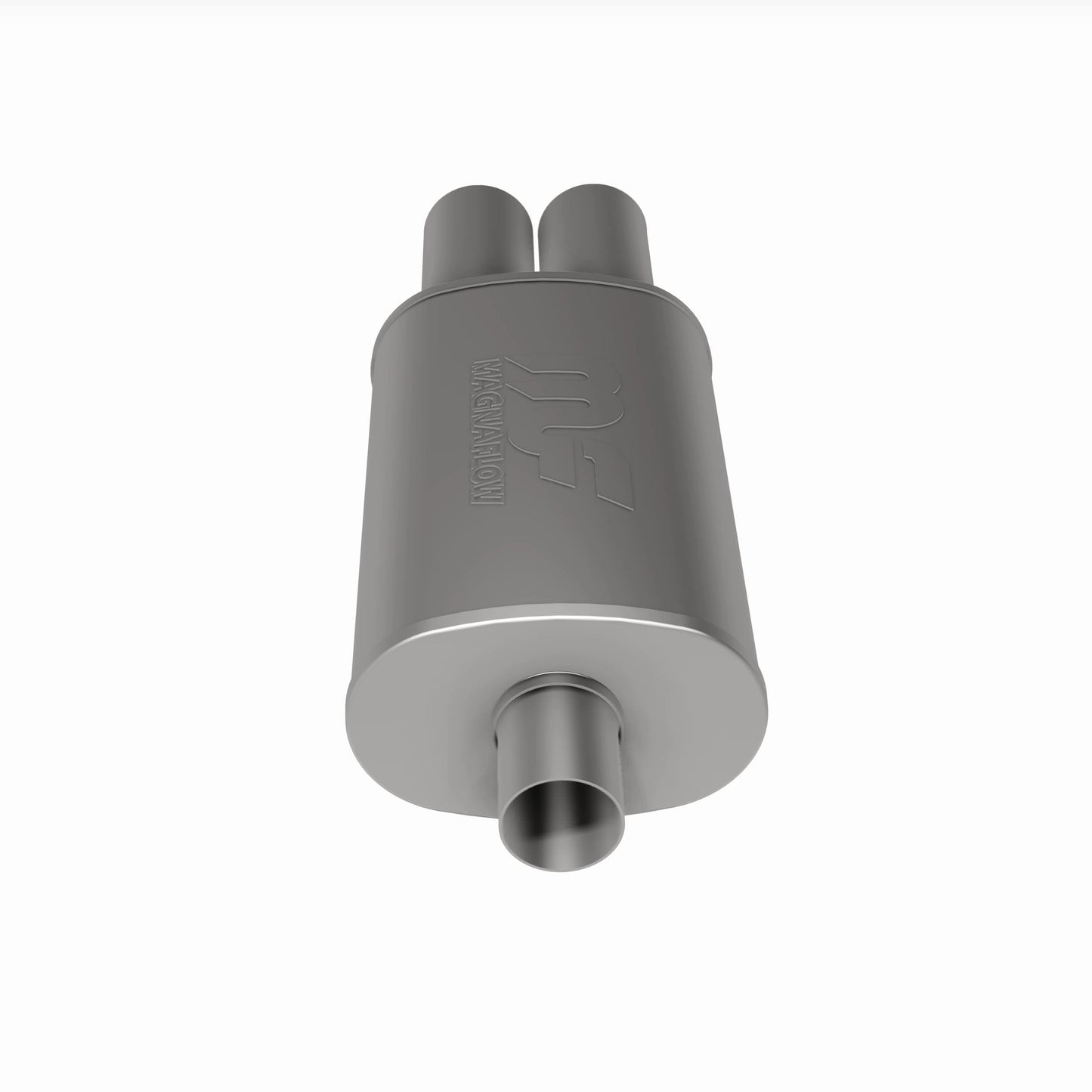 MagnaFlow 14815 - Straight-Through Performance Muffler; 2.25/3.125in. Center/Dual; 5x14x8 Body