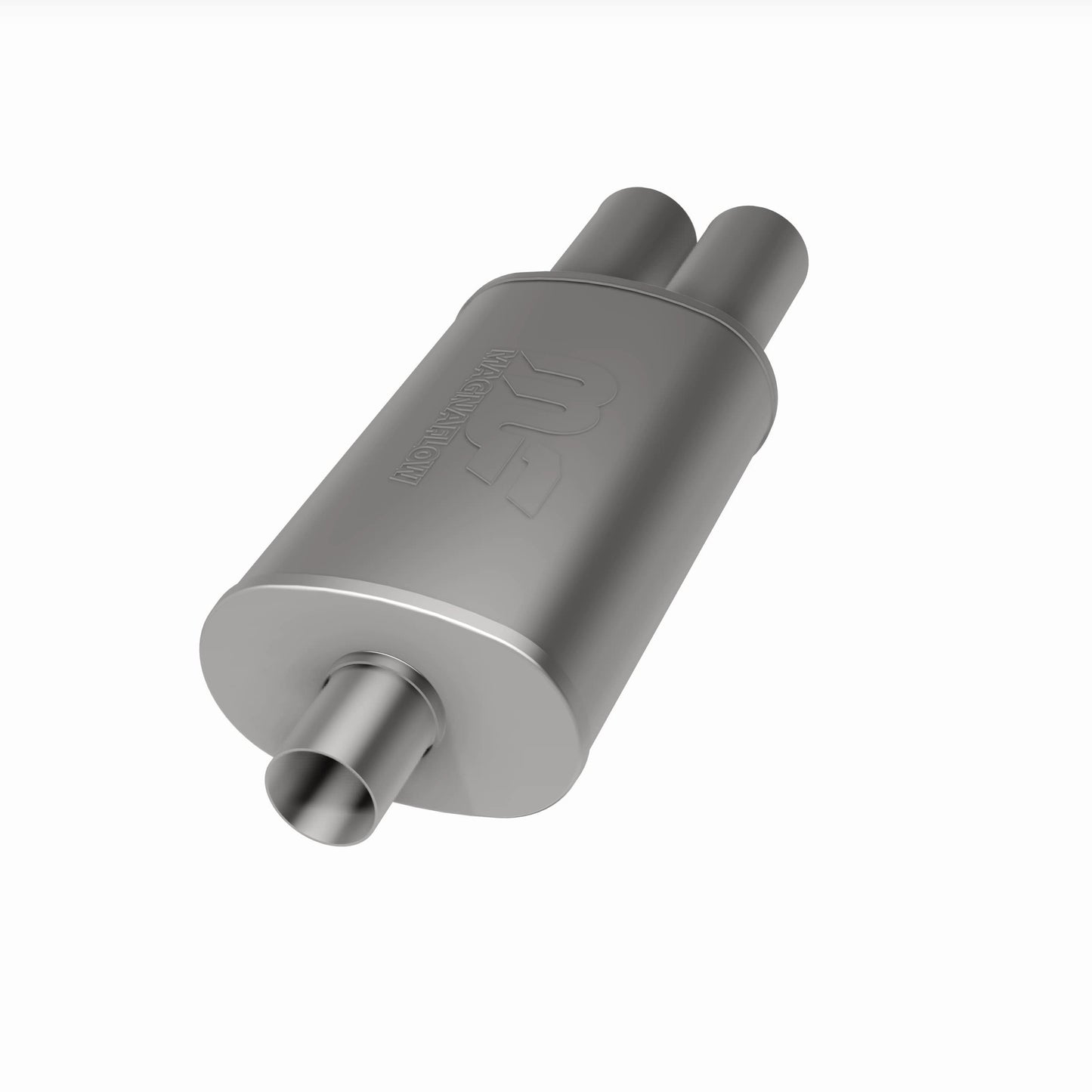 MagnaFlow 14815 - Straight-Through Performance Muffler; 2.25/3.125in. Center/Dual; 5x14x8 Body