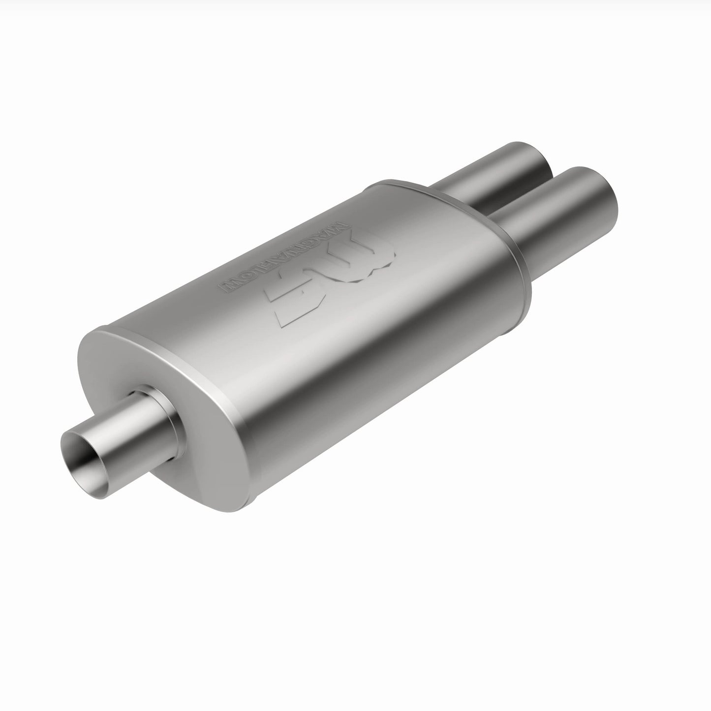 MagnaFlow 14815 - Straight-Through Performance Muffler; 2.25/3.125in. Center/Dual; 5x14x8 Body