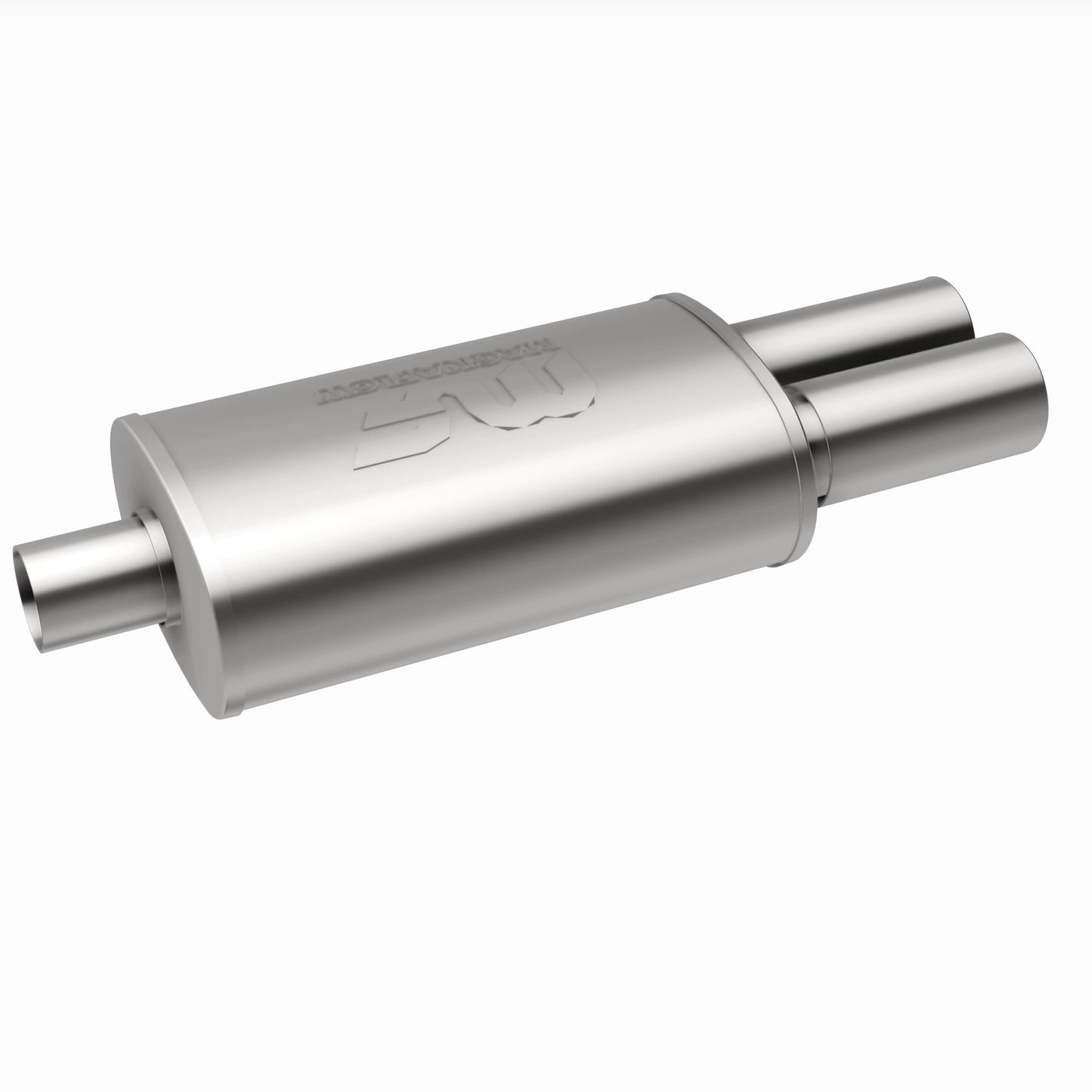 MagnaFlow 14815 - Straight-Through Performance Muffler; 2.25/3.125in. Center/Dual; 5x14x8 Body