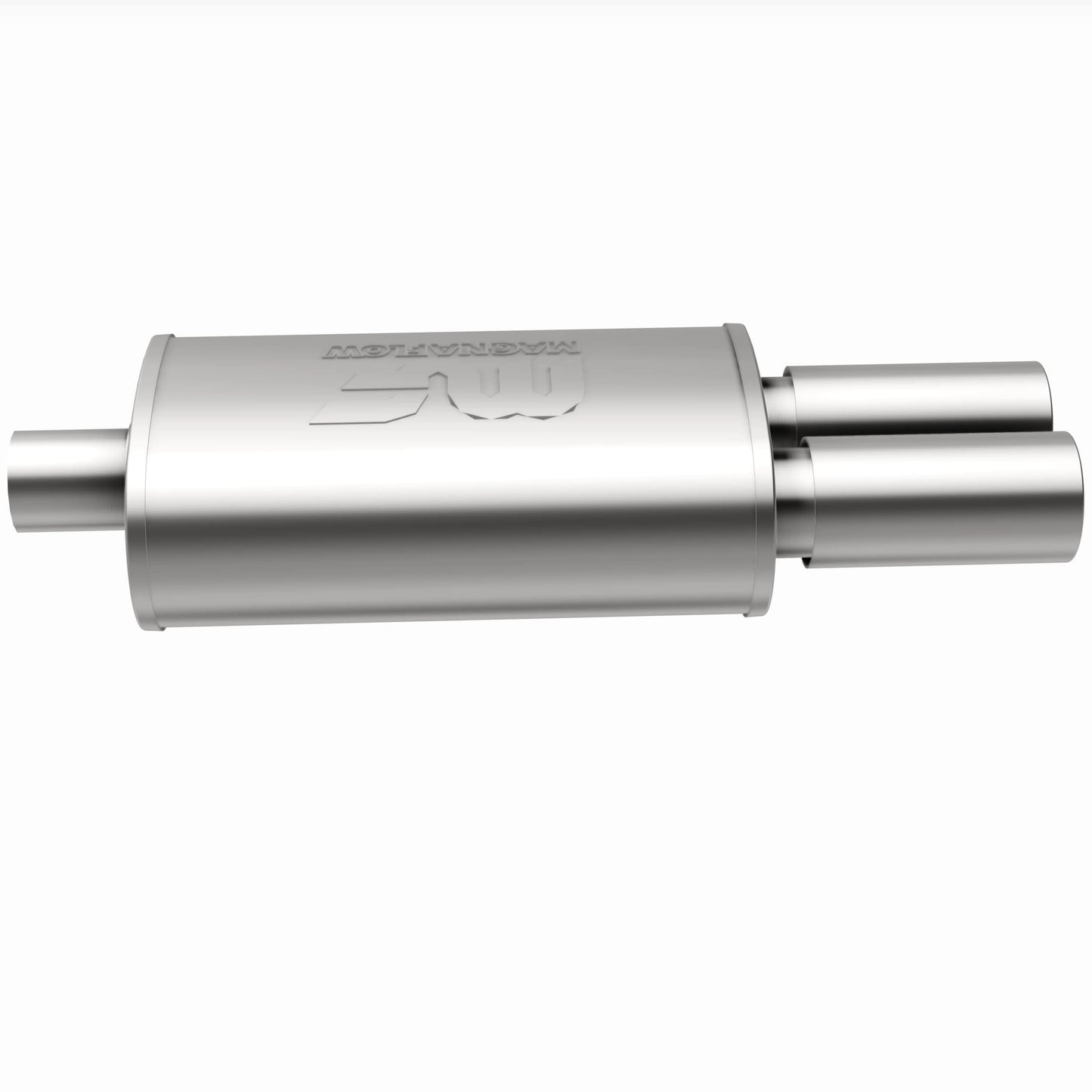 MagnaFlow 14815 - Straight-Through Performance Muffler; 2.25/3.125in. Center/Dual; 5x14x8 Body