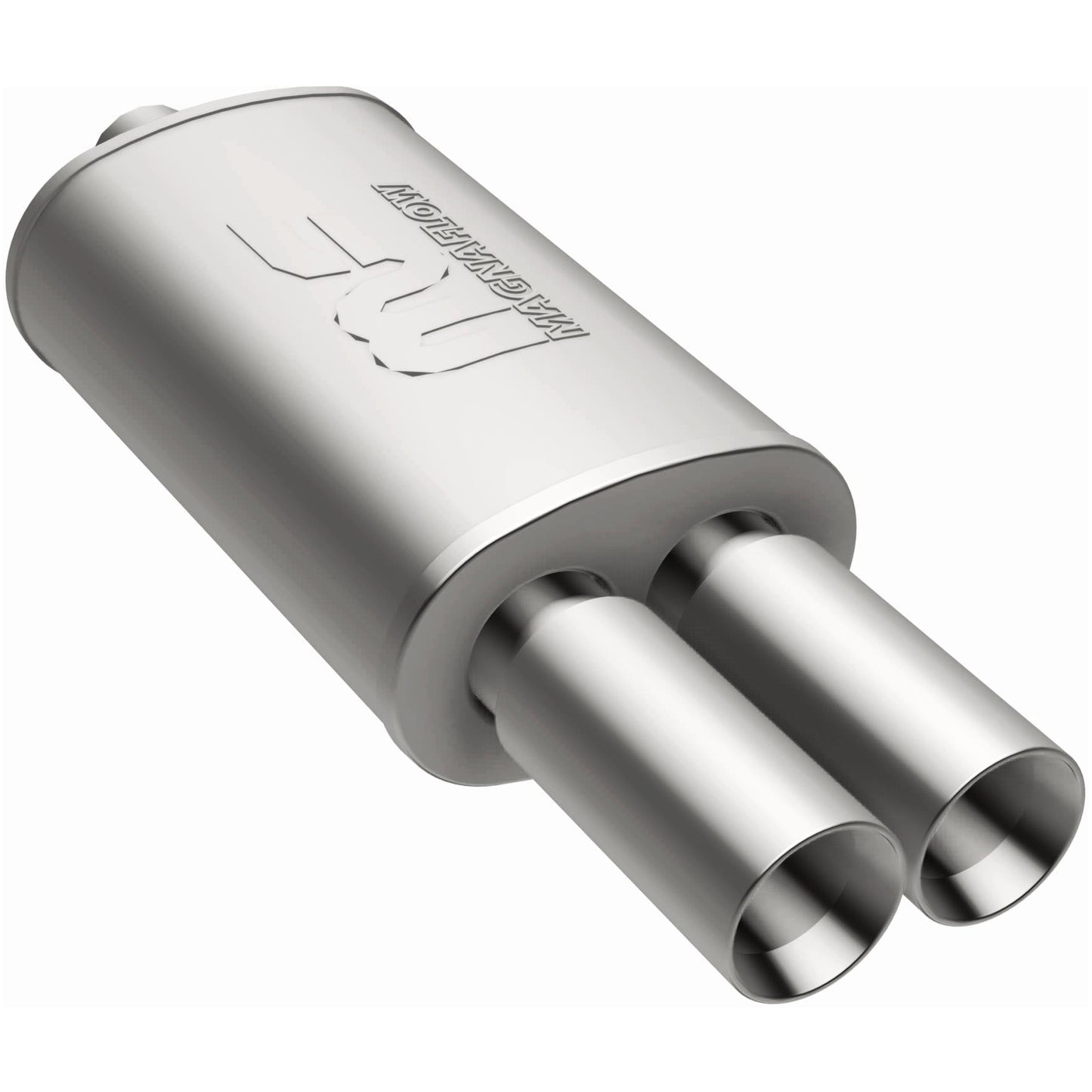 MagnaFlow 14815 - Straight-Through Performance Muffler; 2.25/3.125in. Center/Dual; 5x14x8 Body