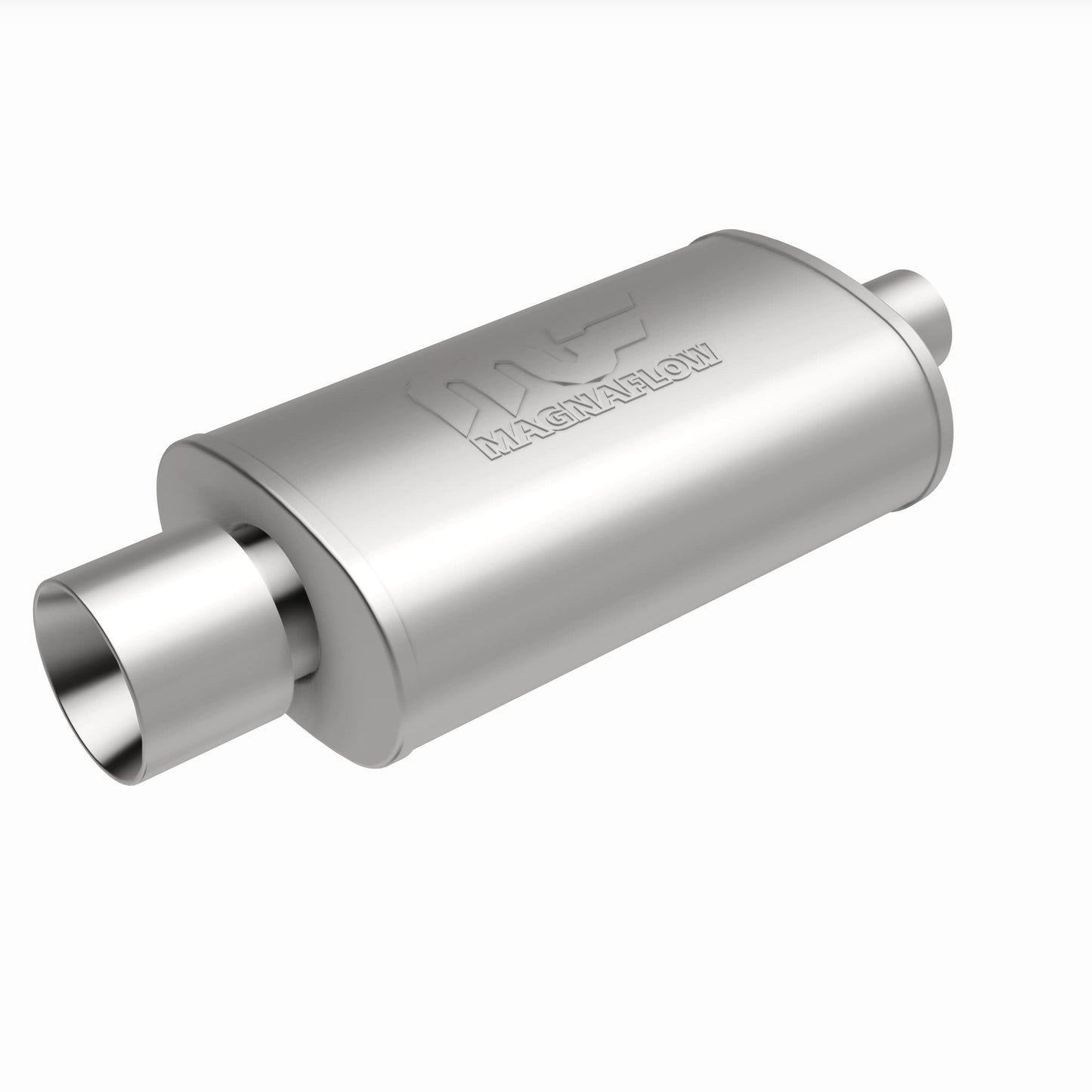 MagnaFlow 14832 - Straight-Through Performance Muffler; 2.25/4in. Center/Center; 5x14x8 Body