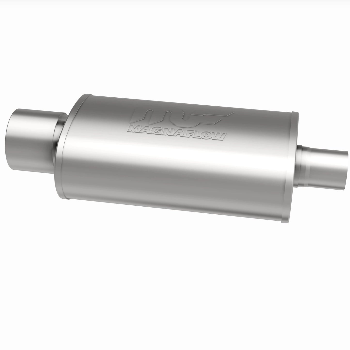 MagnaFlow 14832 - Straight-Through Performance Muffler; 2.25/4in. Center/Center; 5x14x8 Body