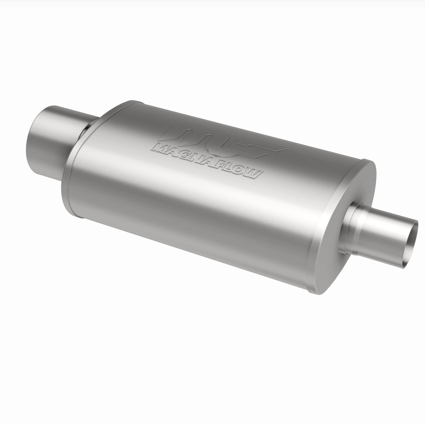 MagnaFlow 14832 - Straight-Through Performance Muffler; 2.25/4in. Center/Center; 5x14x8 Body
