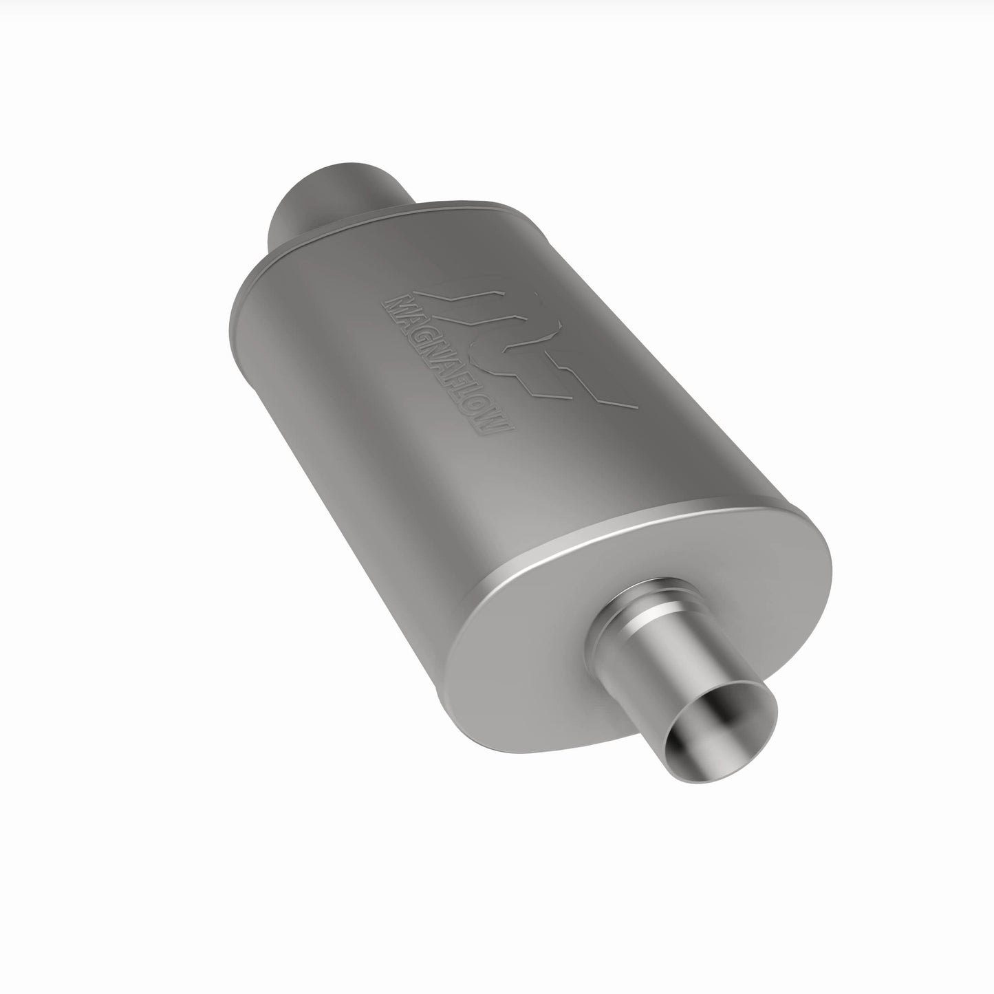 MagnaFlow 14832 - Straight-Through Performance Muffler; 2.25/4in. Center/Center; 5x14x8 Body