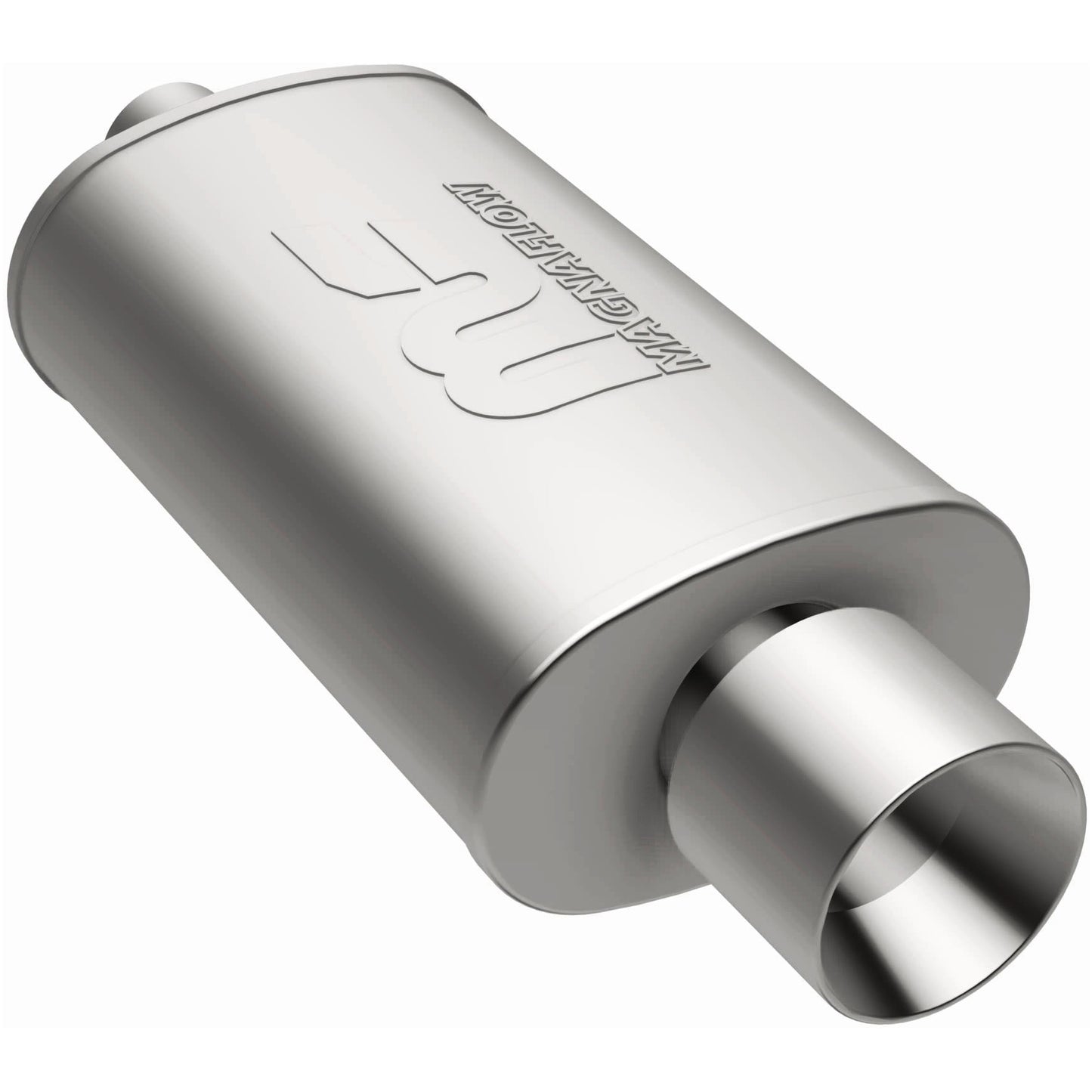 MagnaFlow 14832 - Straight-Through Performance Muffler; 2.25/4in. Center/Center; 5x14x8 Body