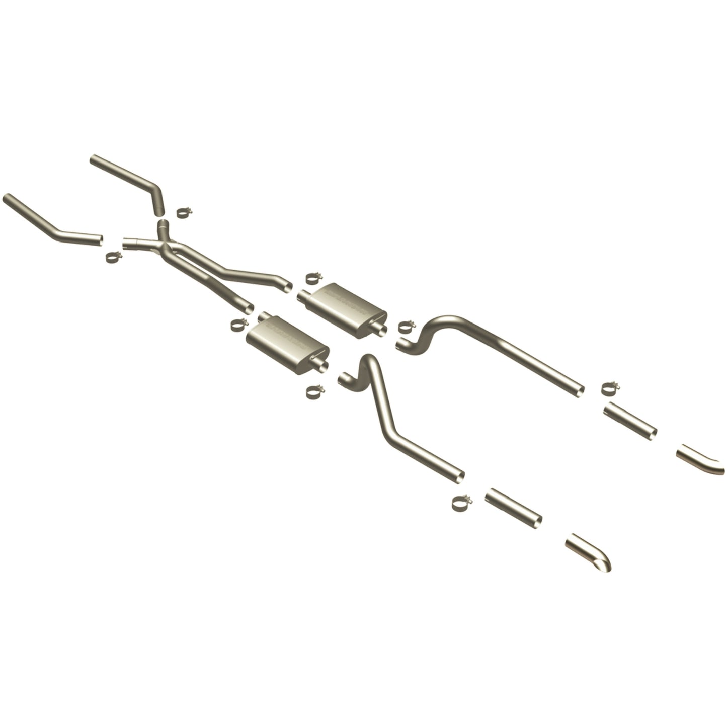 MagnaFlow 15816 - Street Series Stainless Crossmember-Back System