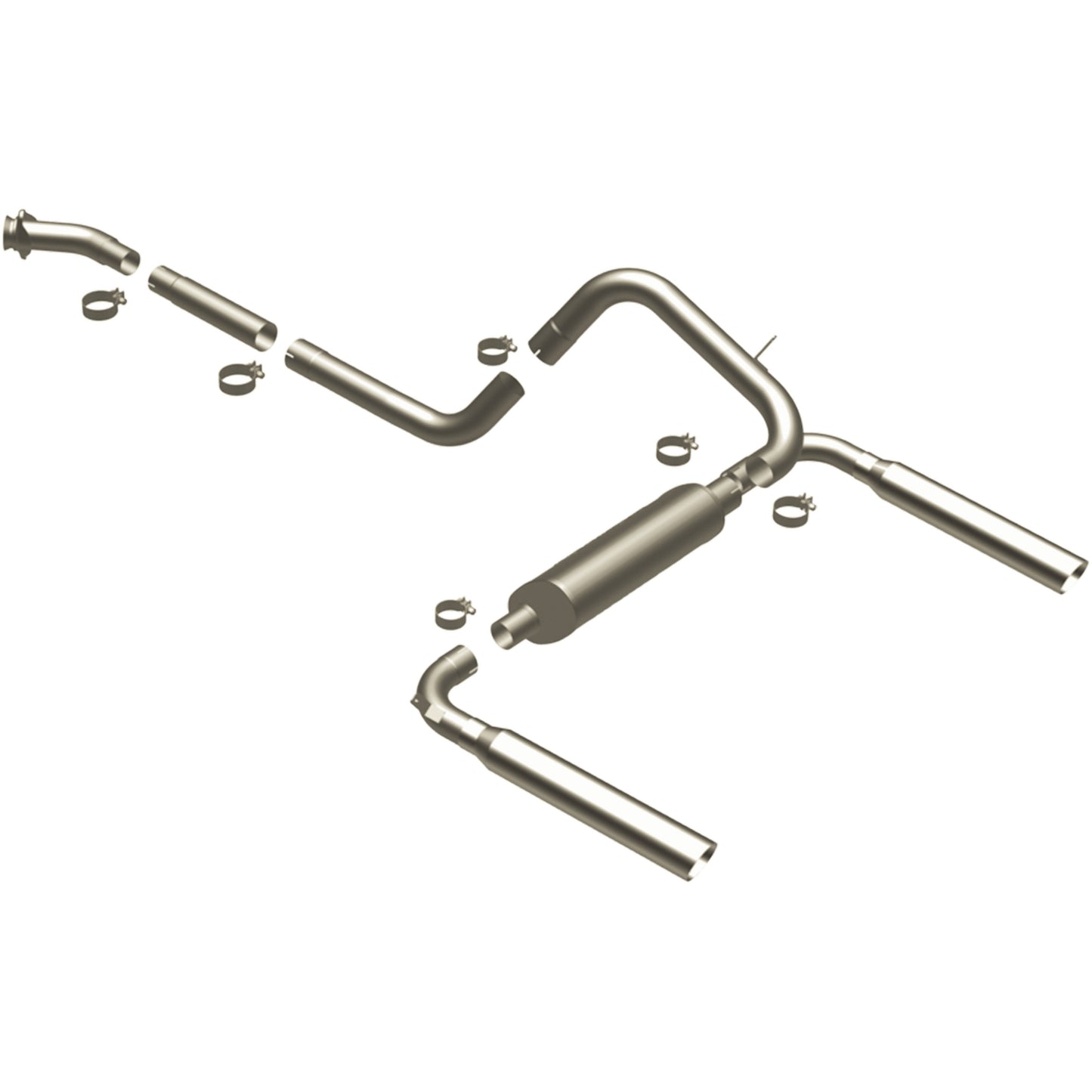 MagnaFlow 16829 - Street Series Stainless Cat-Back System