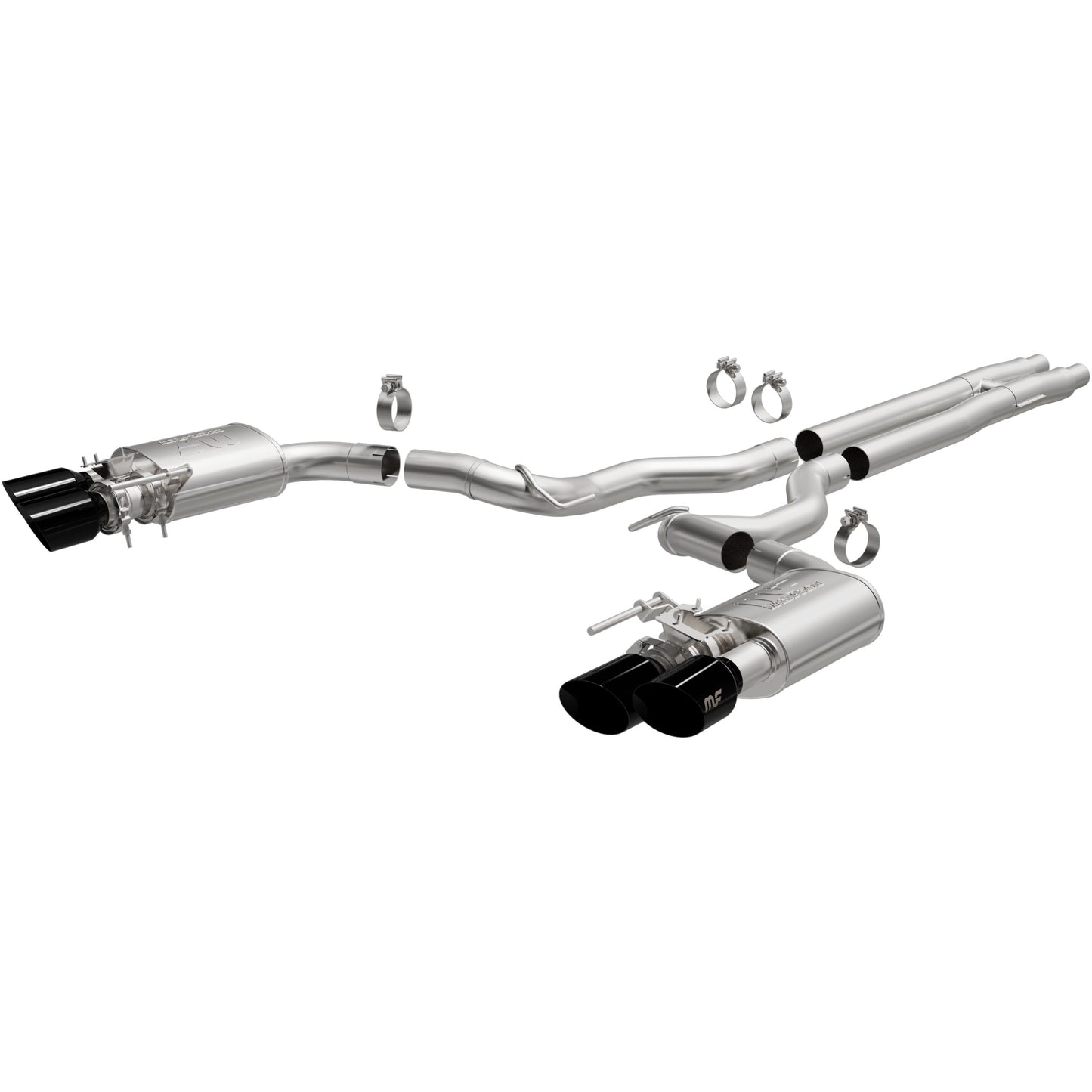 MagnaFlow 19643 - Competition Series Black Chrome Tips Cat-Back System