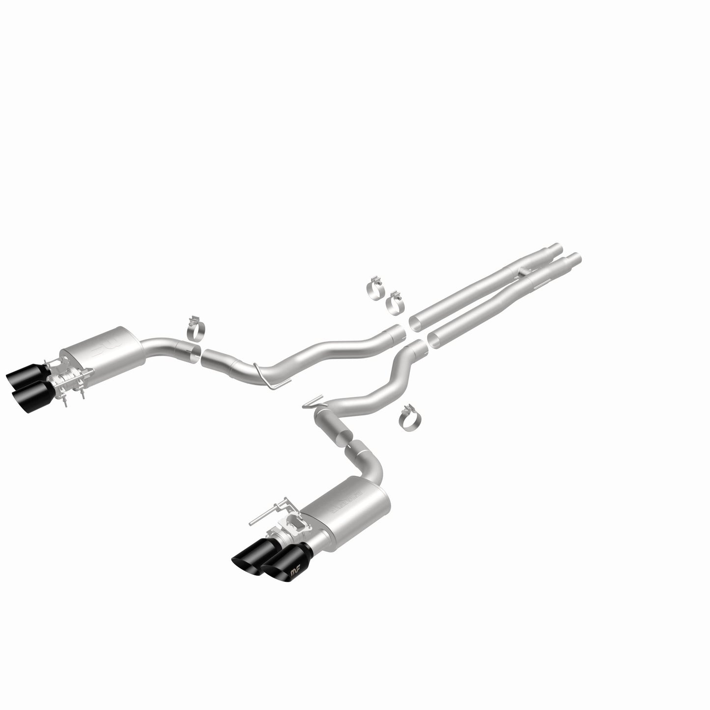 MagnaFlow 19643 - Competition Series Black Chrome Tips Cat-Back System